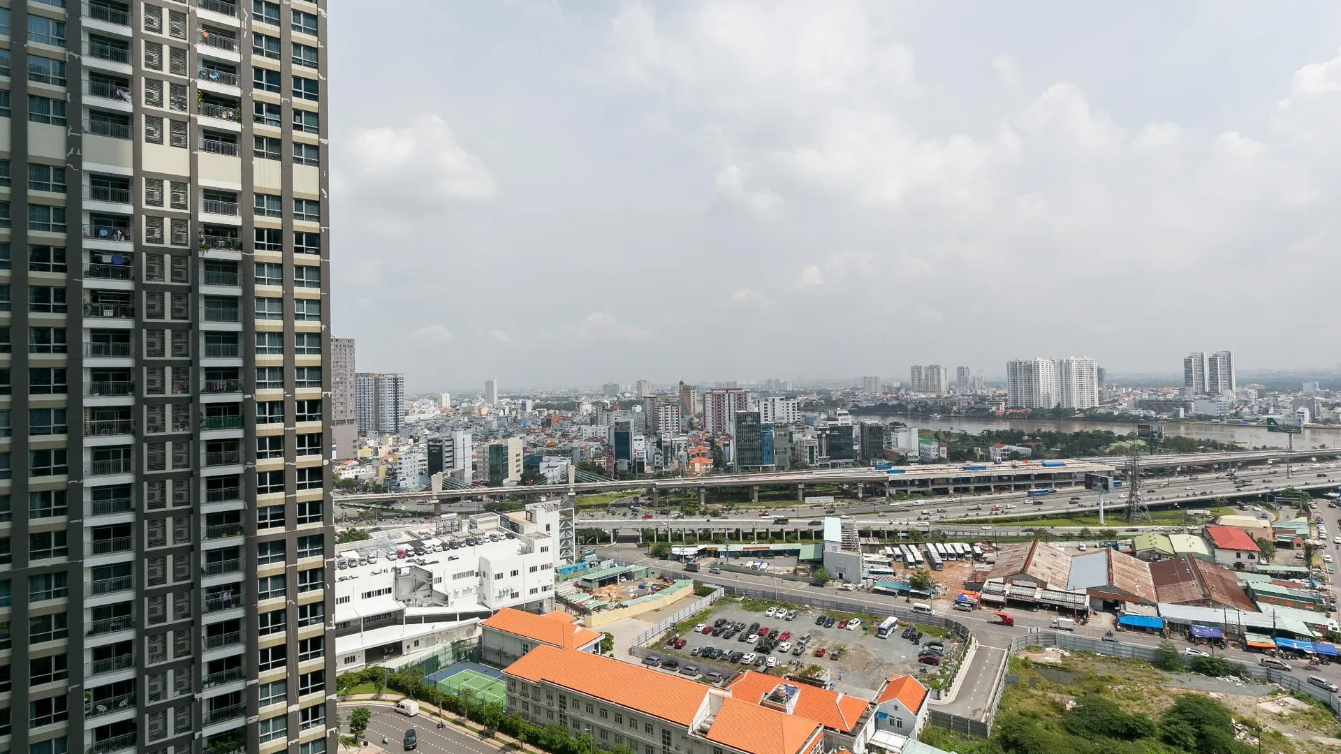 호치민 빈탄의 스튜디오 아파트먼트 (55m², 프라이빗 욕실 1개) 4성급 싱글룸 수영장