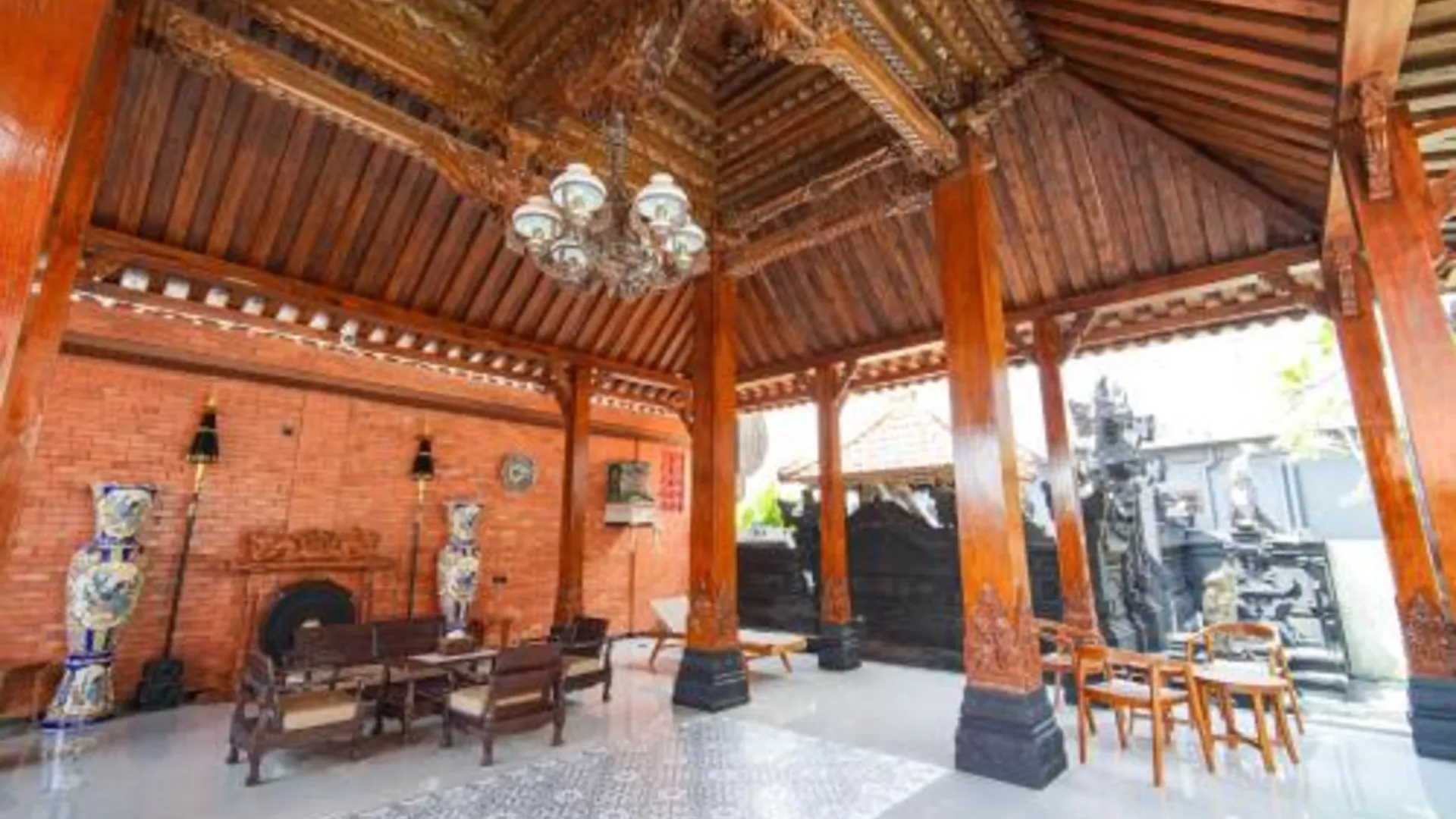 발리 Pendopo Canggu Village 3성급 호텔 레스토랑