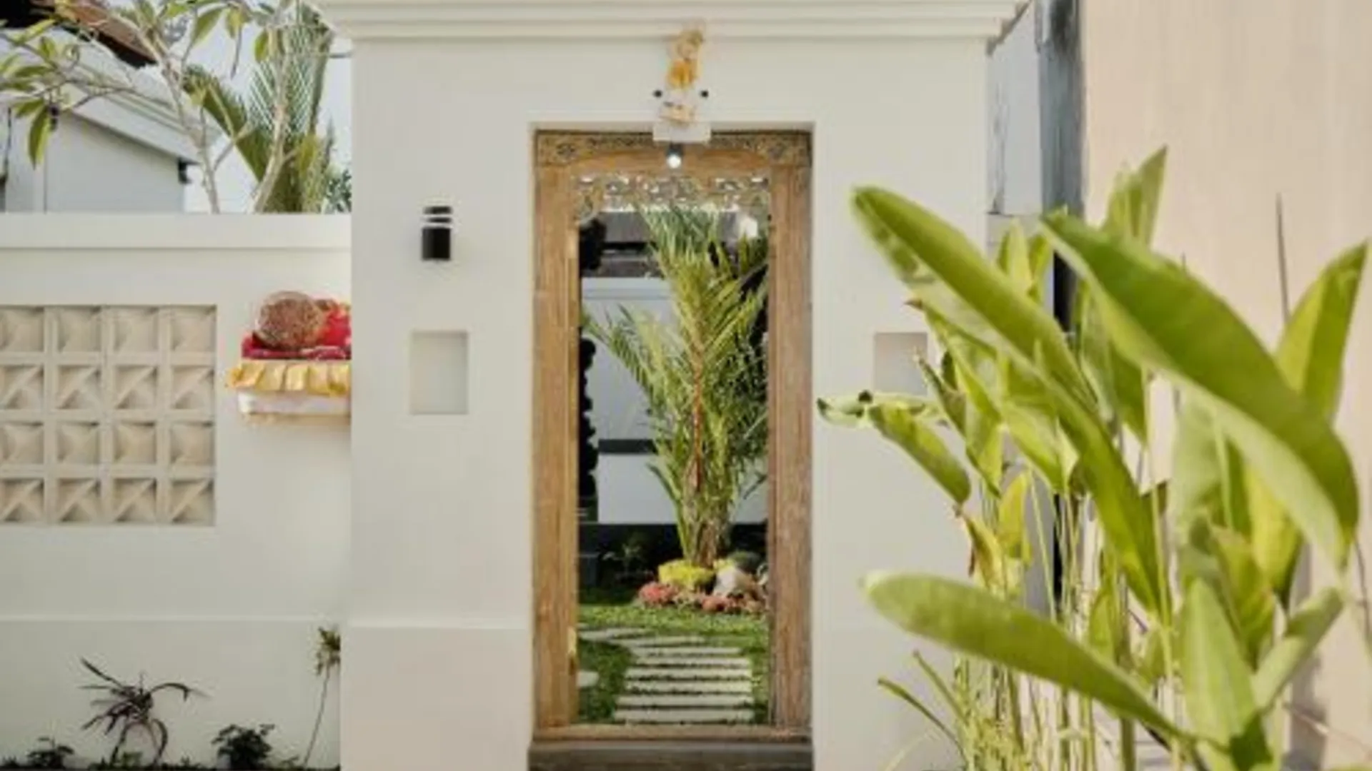 발리 Luxury Nanda villa Ubud 4성급 호텔 전망
