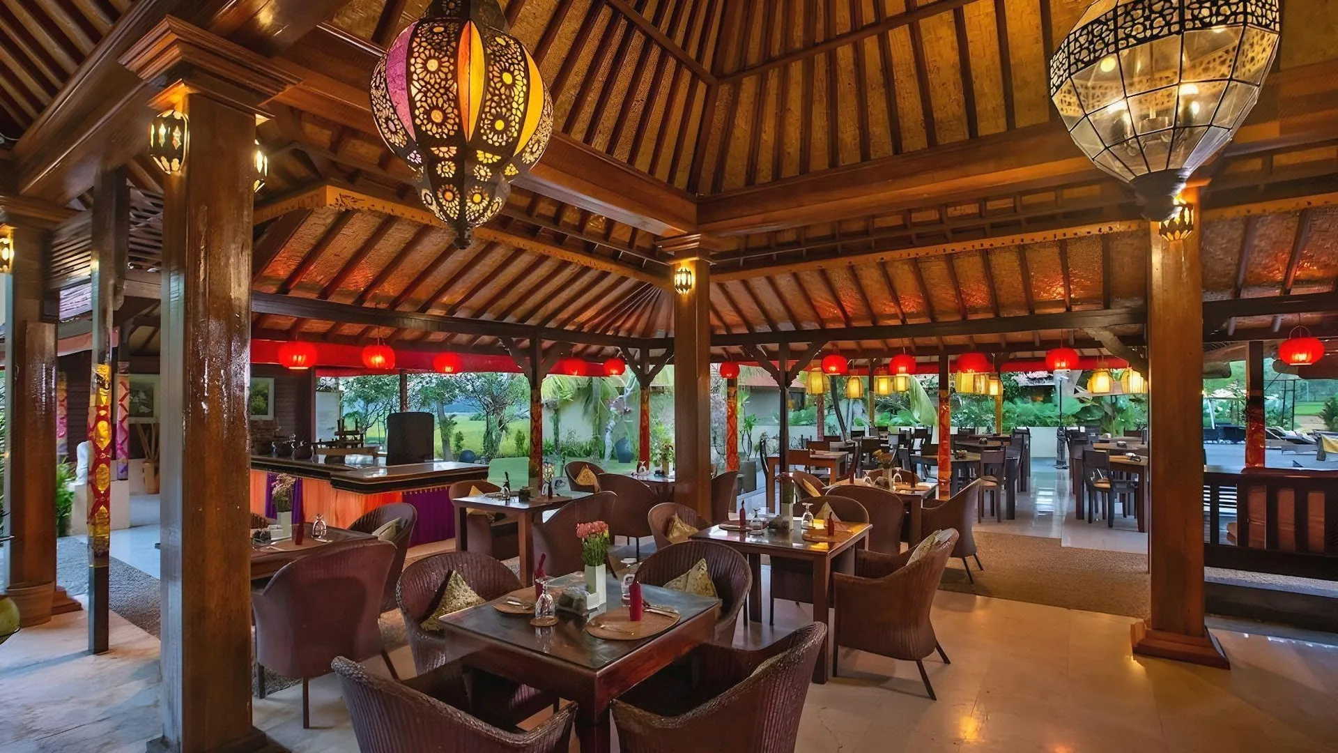 발리 그린 필드 우붓 3성급 호텔 로비