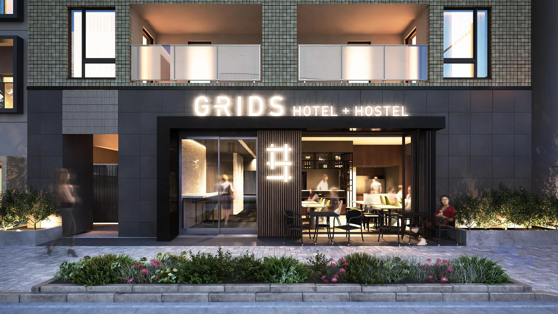 도쿄 / 동경 그리드 도쿄 우에노 호텔앤호스텔 2성급 호텔 로비