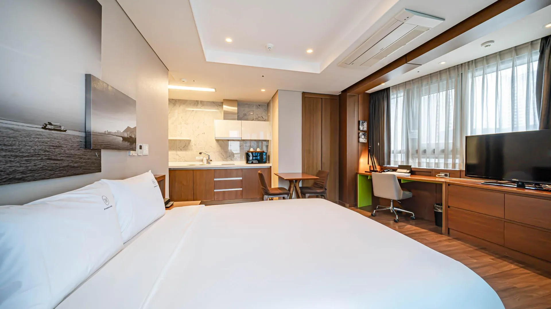 부산 W레지던스 호텔 해운대 4성급 호텔 스위트룸