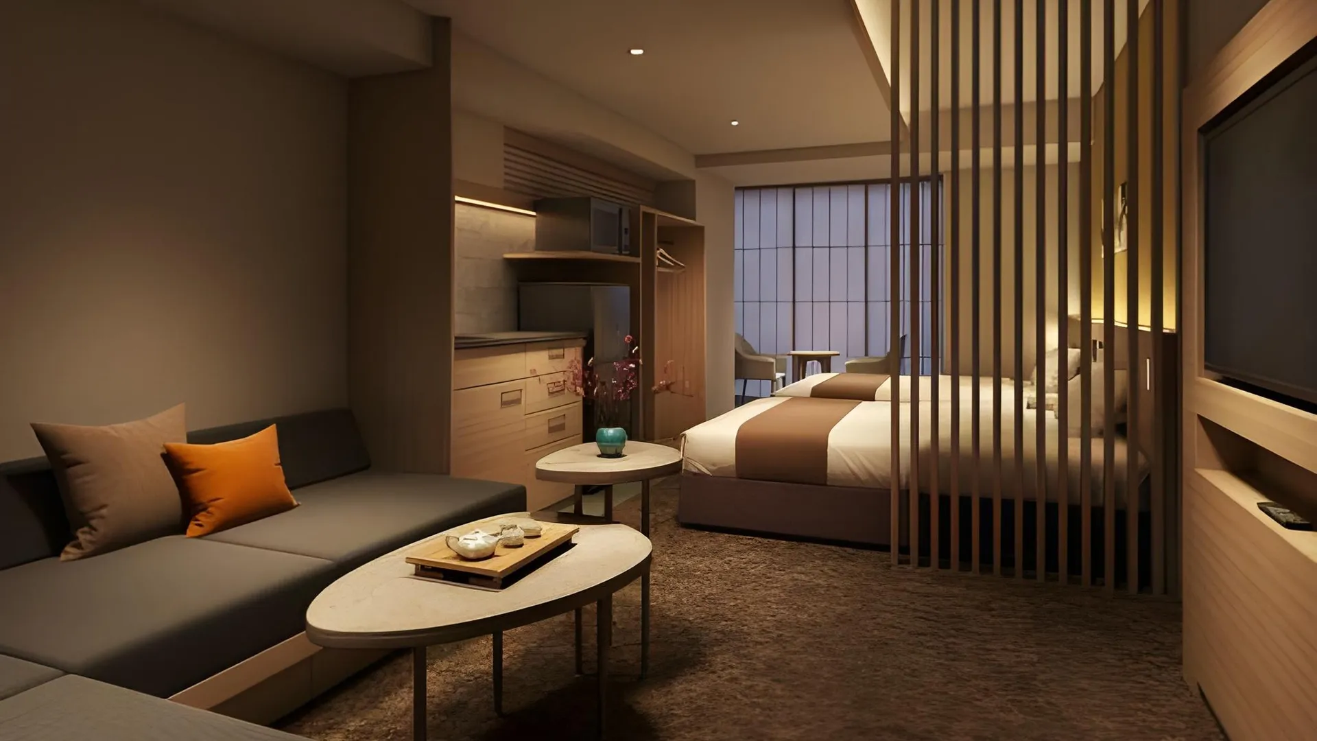 교토 Premium Apart MONday KYOTO GOJO 4성급 호텔 스위트룸