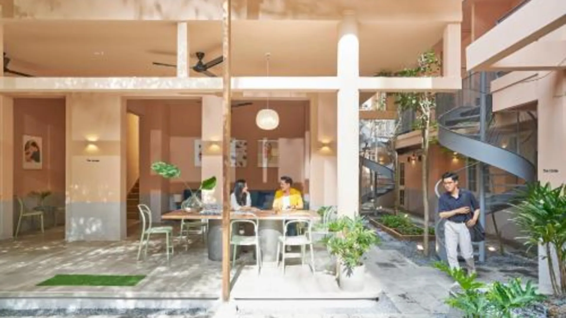 호치민 M 빌리지 리빙 남끼코이응이어 3성급 호텔 로비