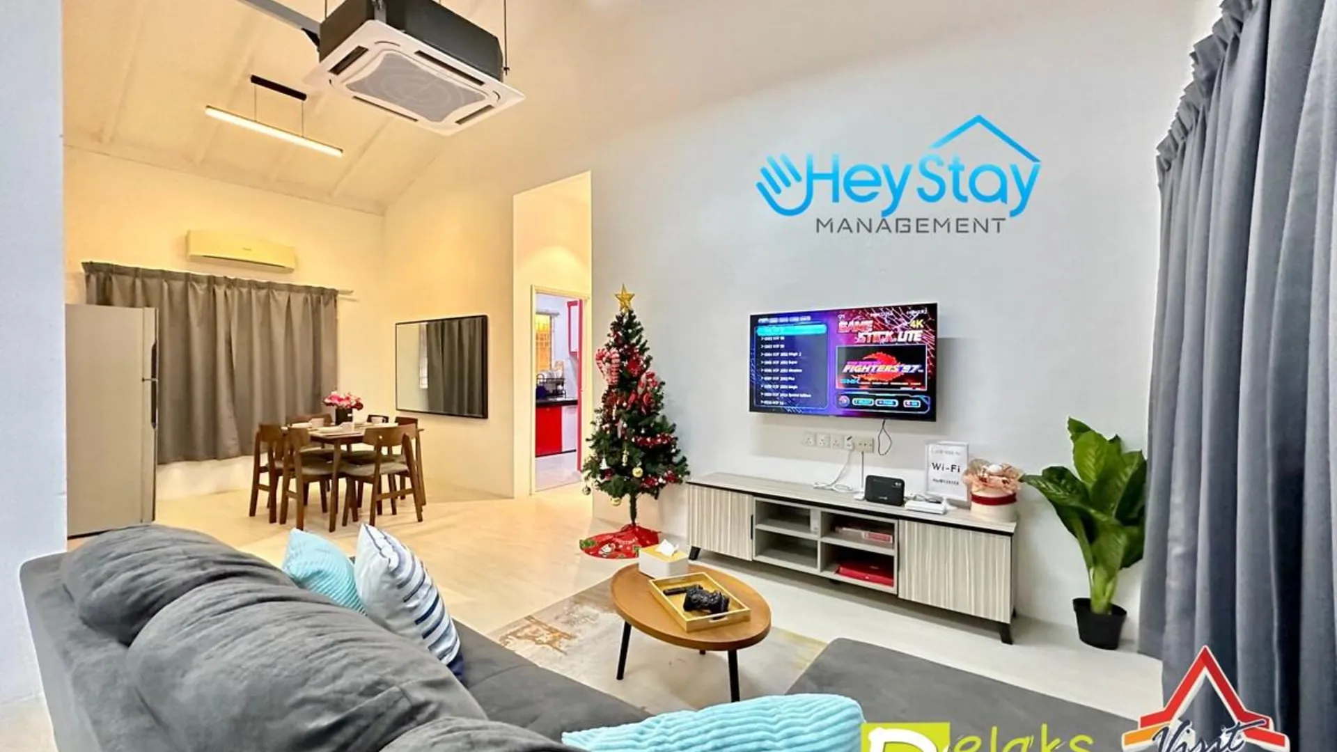 말라카 Klebang Villa 17Pax PrivateSwimmingPool TownArea by HeyStay Management 3성급 게스트하우스 스위트룸