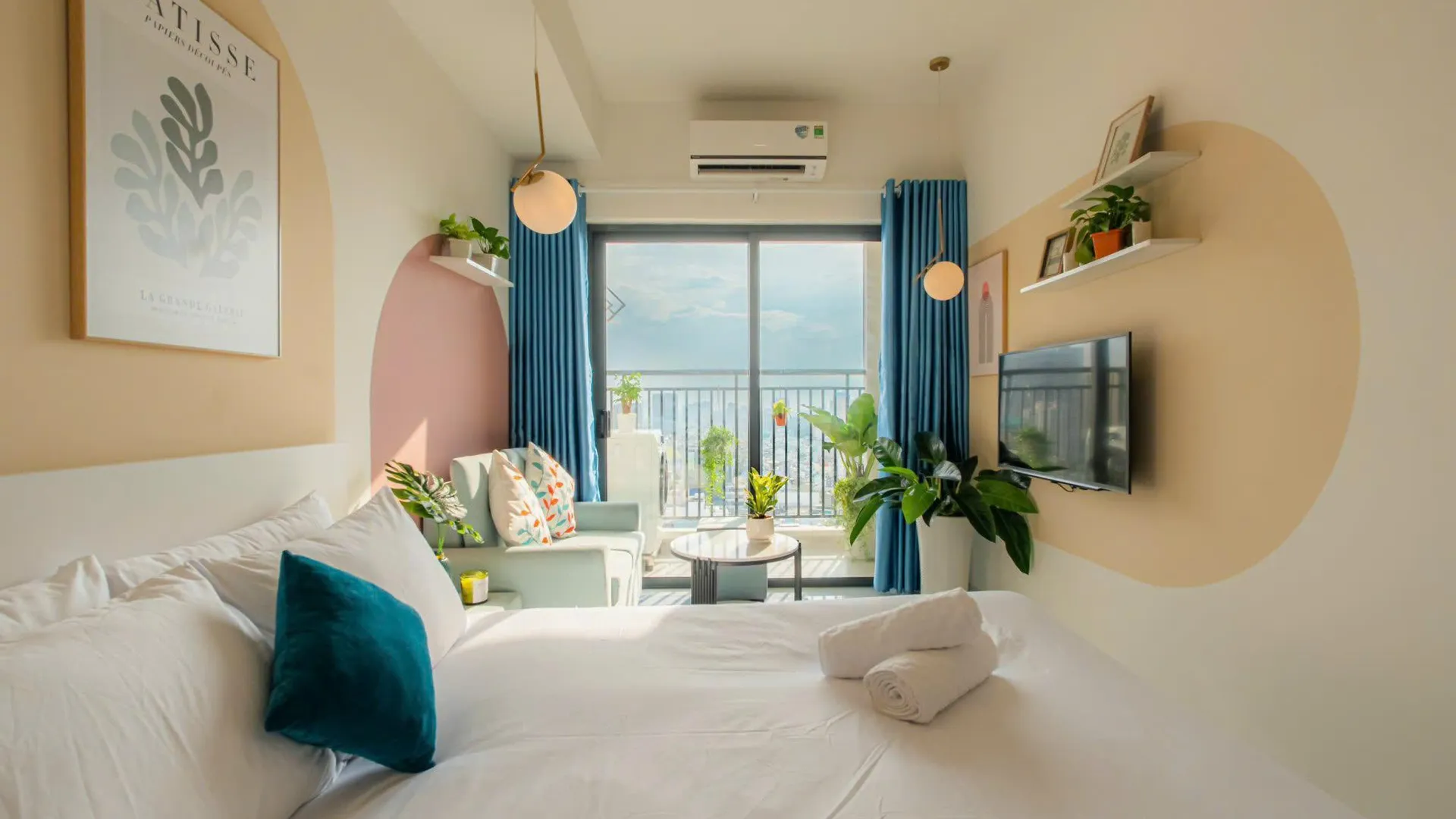 호치민 유 스테이 럭스 앤 코지 2베드룸 소호 레지던스 부이비엔 4성급 호텔 스위트룸