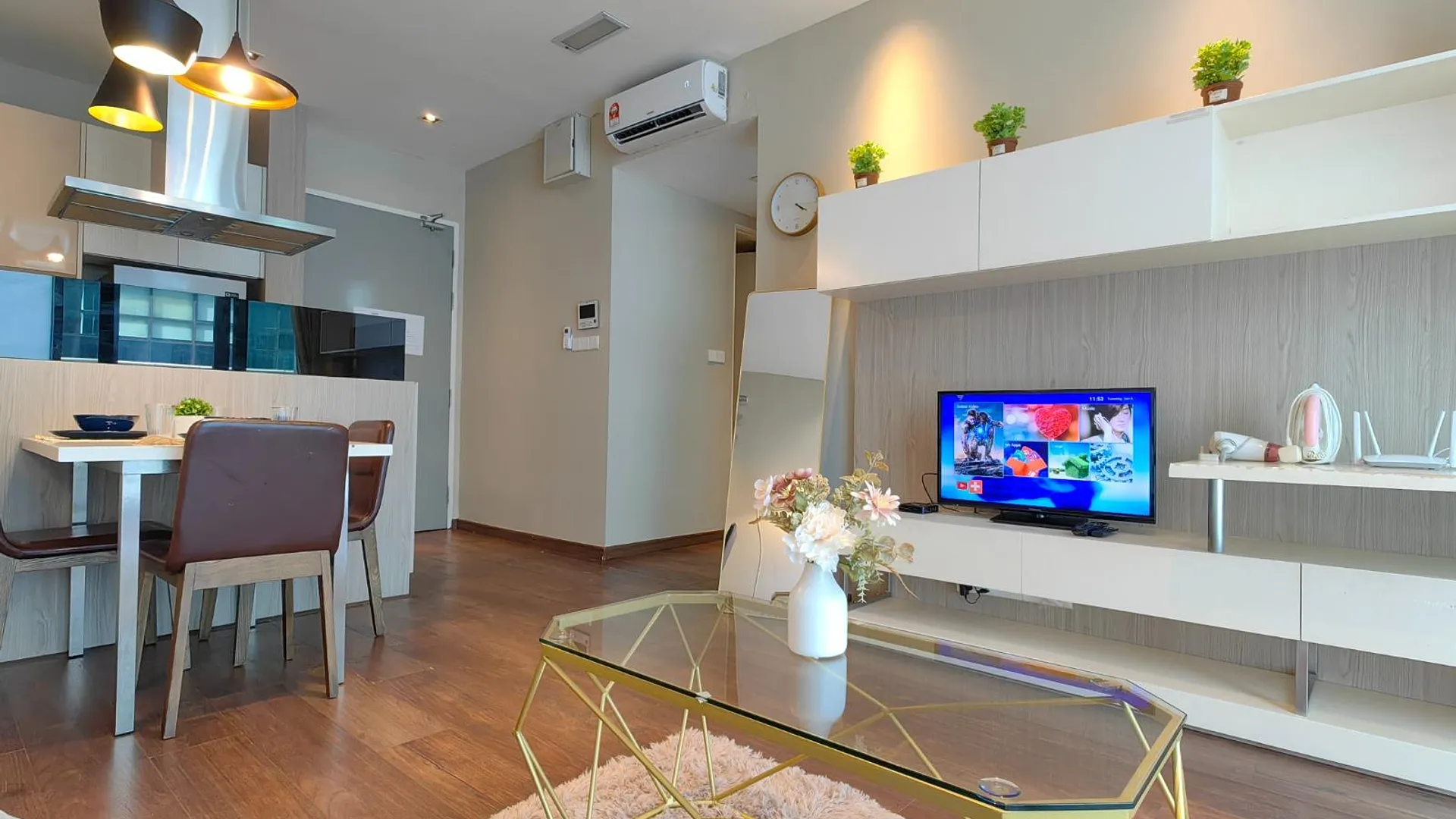 코타키나발루 탄중 아루의 아파트먼트 (40m², 침실 2개, 프라이빗 욕실 1개) 3성급 싱글룸 스위트룸