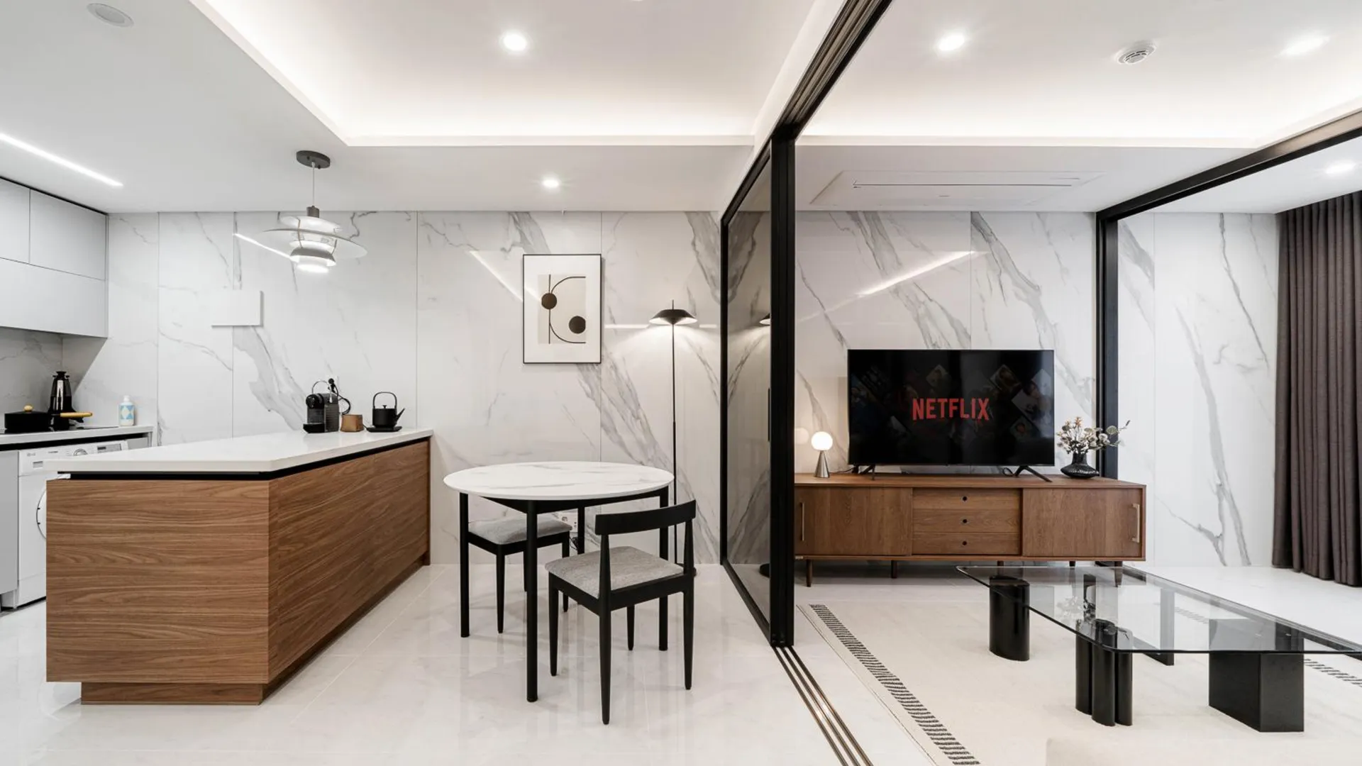 서울 르컬렉티브 강남 예술의전당 시그니티 4성급 게스트하우스 전망