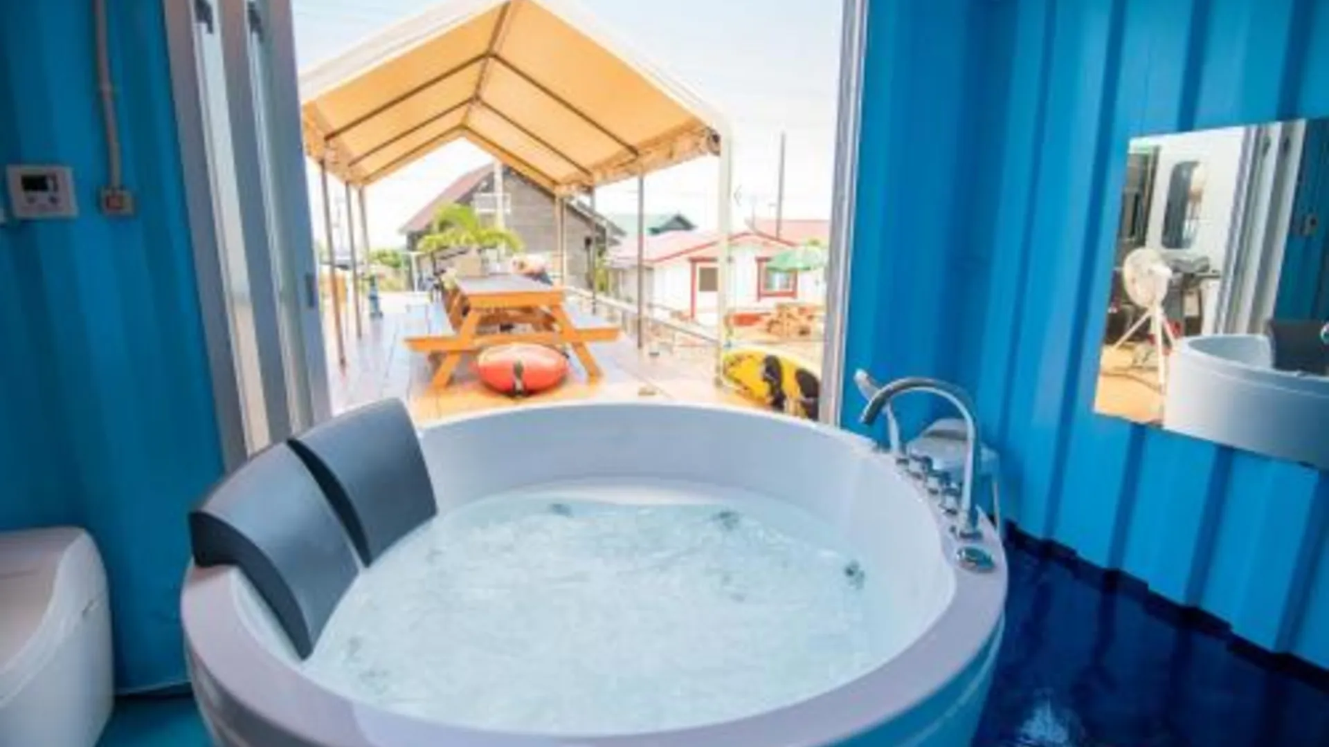 오키나와 본섬 ペットOK! JUNGLIA 15分! サウナ-プール-Private Villa 405 3성급 호텔 로비