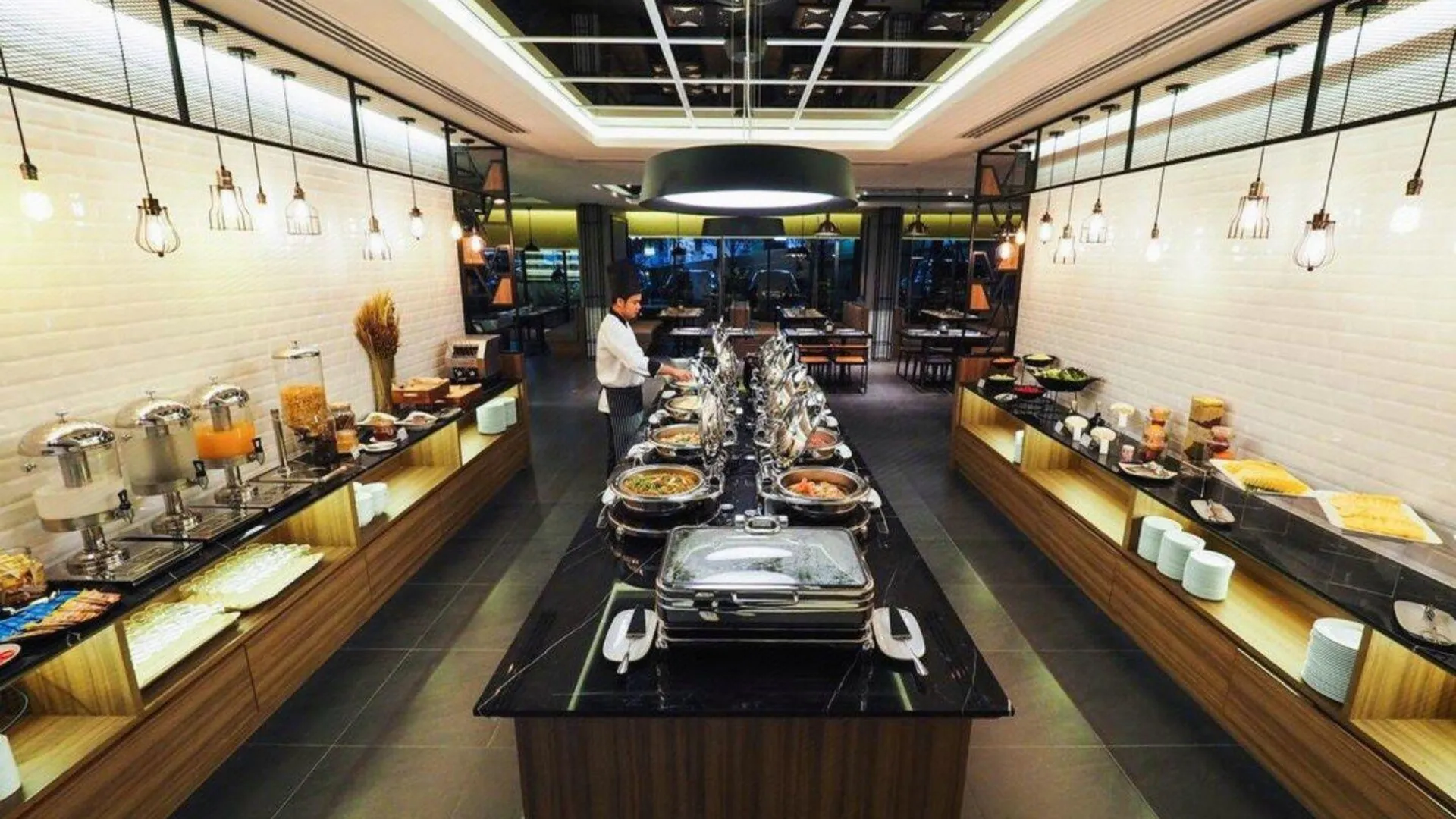 방콕 뷰플레이스 호텔 앤 레지던스 3성급 호텔 레스토랑