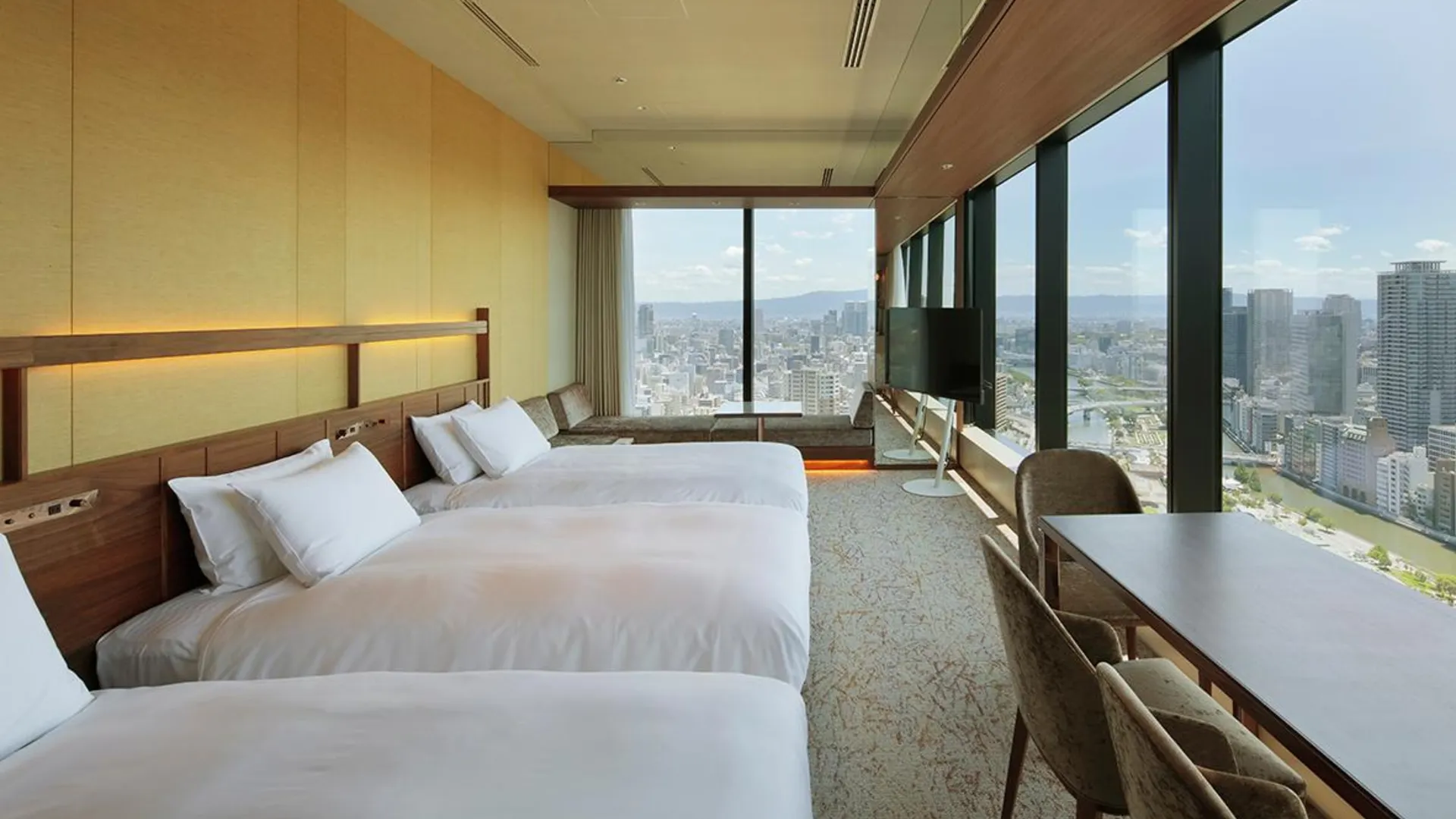 오사카 칸데오 호텔 오사카 더 타워 5성급 호텔 스위트룸
