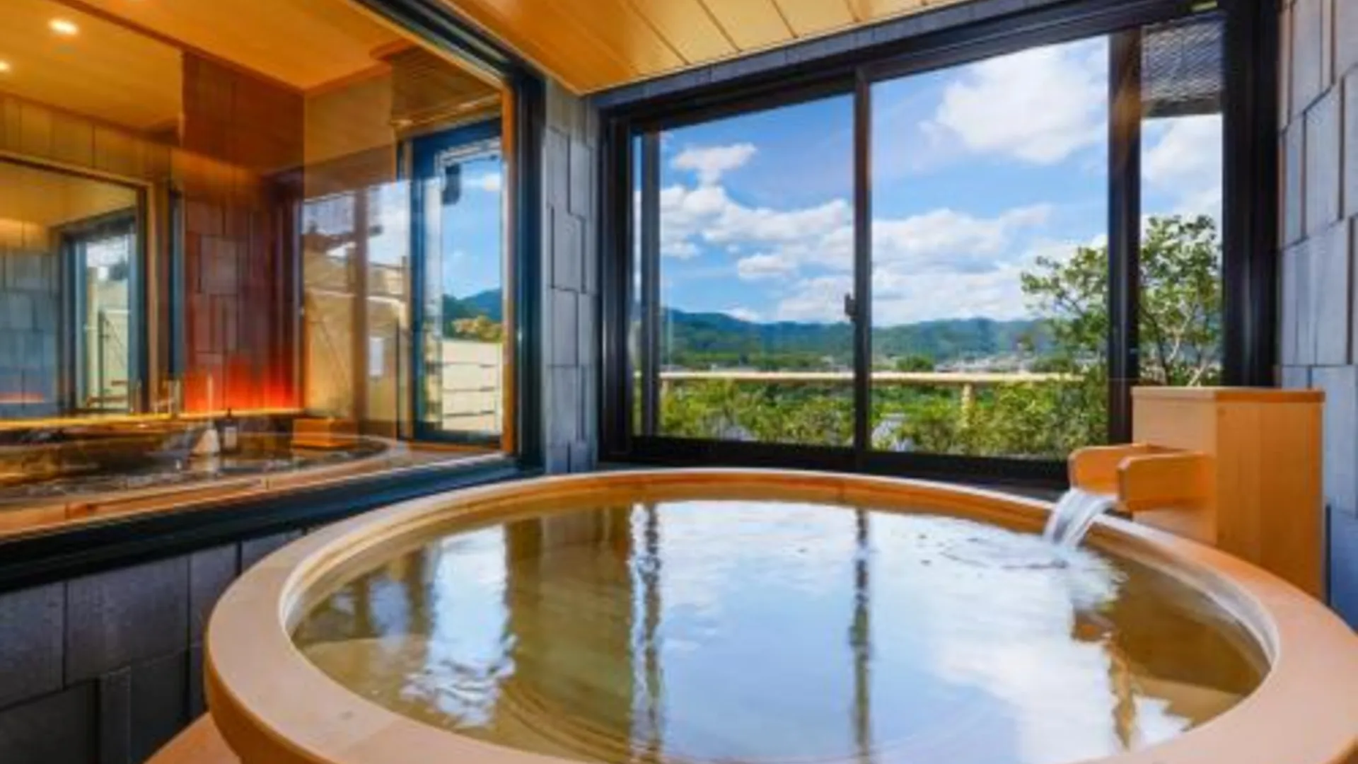 교토 Kyoto Arashiyama Onsen Ryokan Togetsutei 4성급 호텔 로비