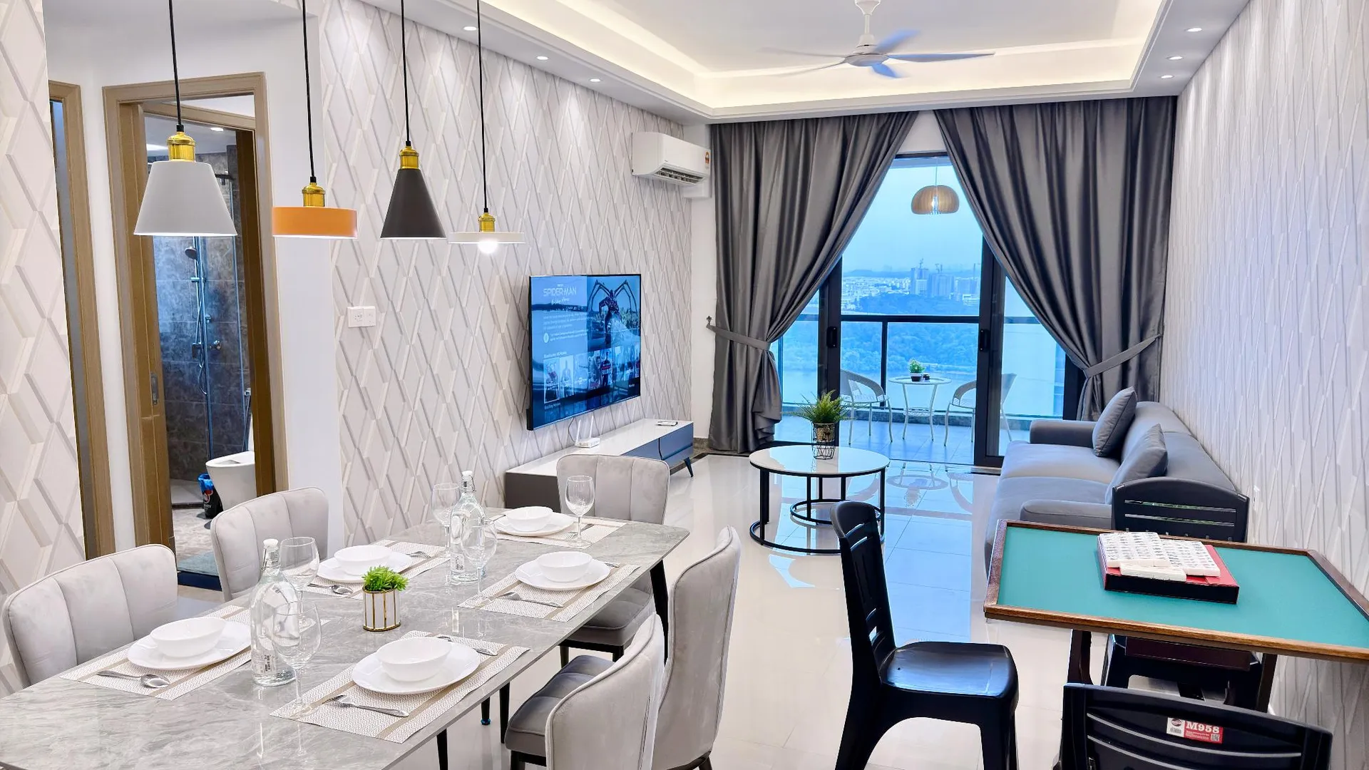 조호바루 / 조호르바루 조호바루의 아파트먼트 (1500m², 침실 3개, 프라이빗 욕실 3개) 5성급 싱글룸 객실