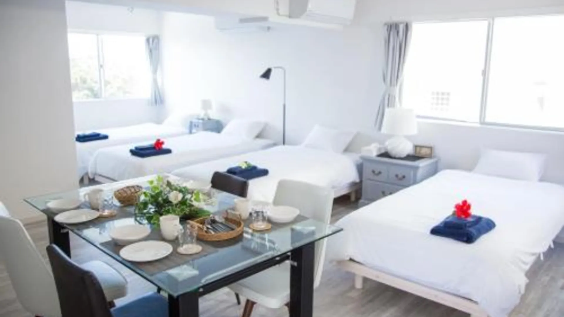 오키나와 본섬 パークサイドモリ 3성급 호텔 스위트룸