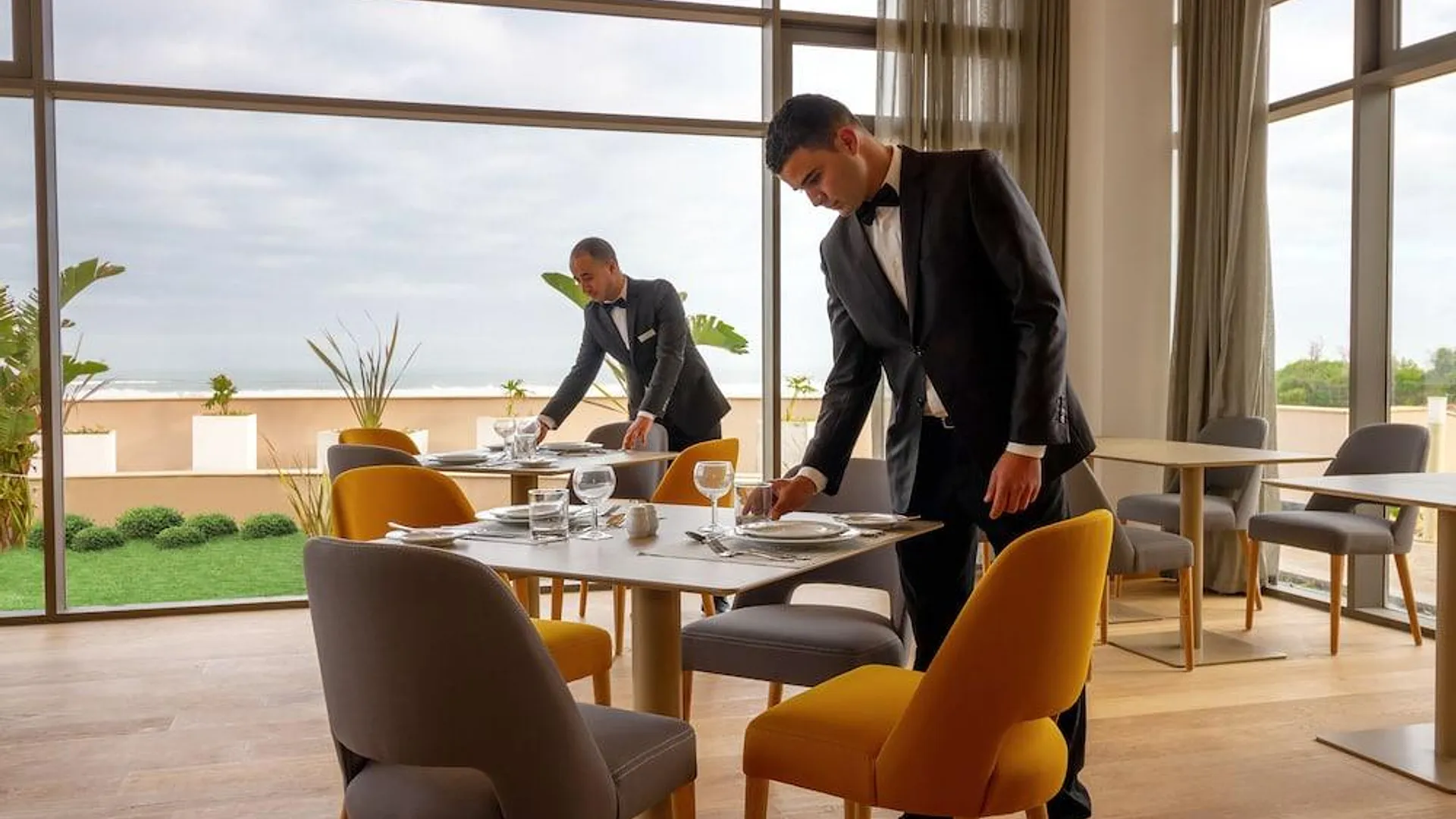 엘 자디다 Zephyr Mazagan 4성급 호텔 레스토랑