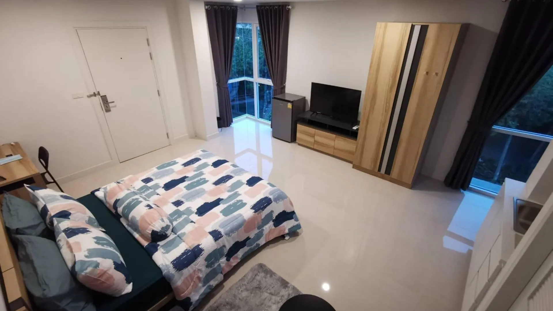 방콕 빠뚜남의 아파트먼트 (30m², 침실 1개, 프라이빗 욕실 1개) 4성급 싱글룸 부대시설