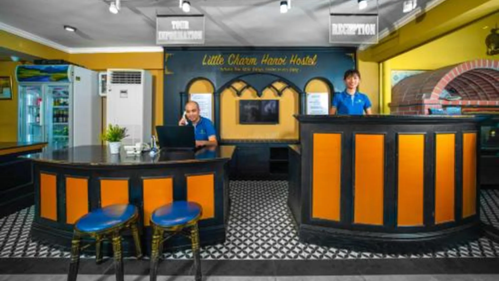 하노이 리틀 참 하노이 호스텔 3성급 호텔 레스토랑