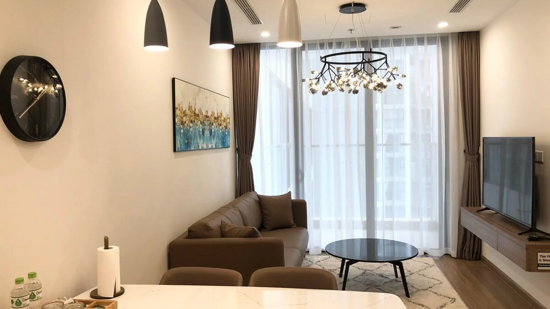 하노이 미딘의 아파트먼트 (75m², 침실 2개, 프라이빗 욕실 2개) 5성급 싱글룸 스위트룸