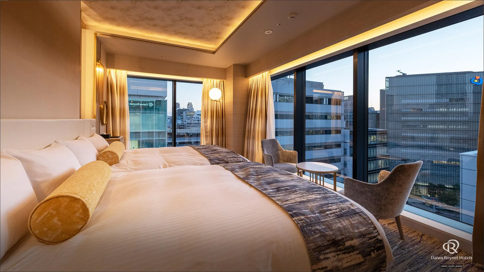 오사카 다이와 로이넷 호텔 오사카 사카이스지 혼마치 프리미어 4성급 호텔 객실