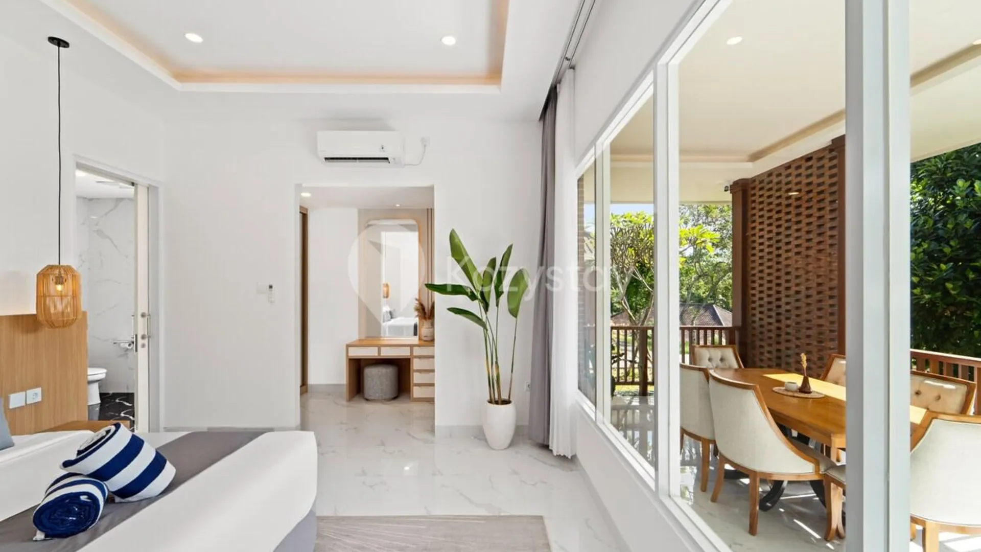 발리 짱구의 빌라 (185m², 침실 2개, 프라이빗 욕실 2개) 4성급 싱글룸 스위트룸