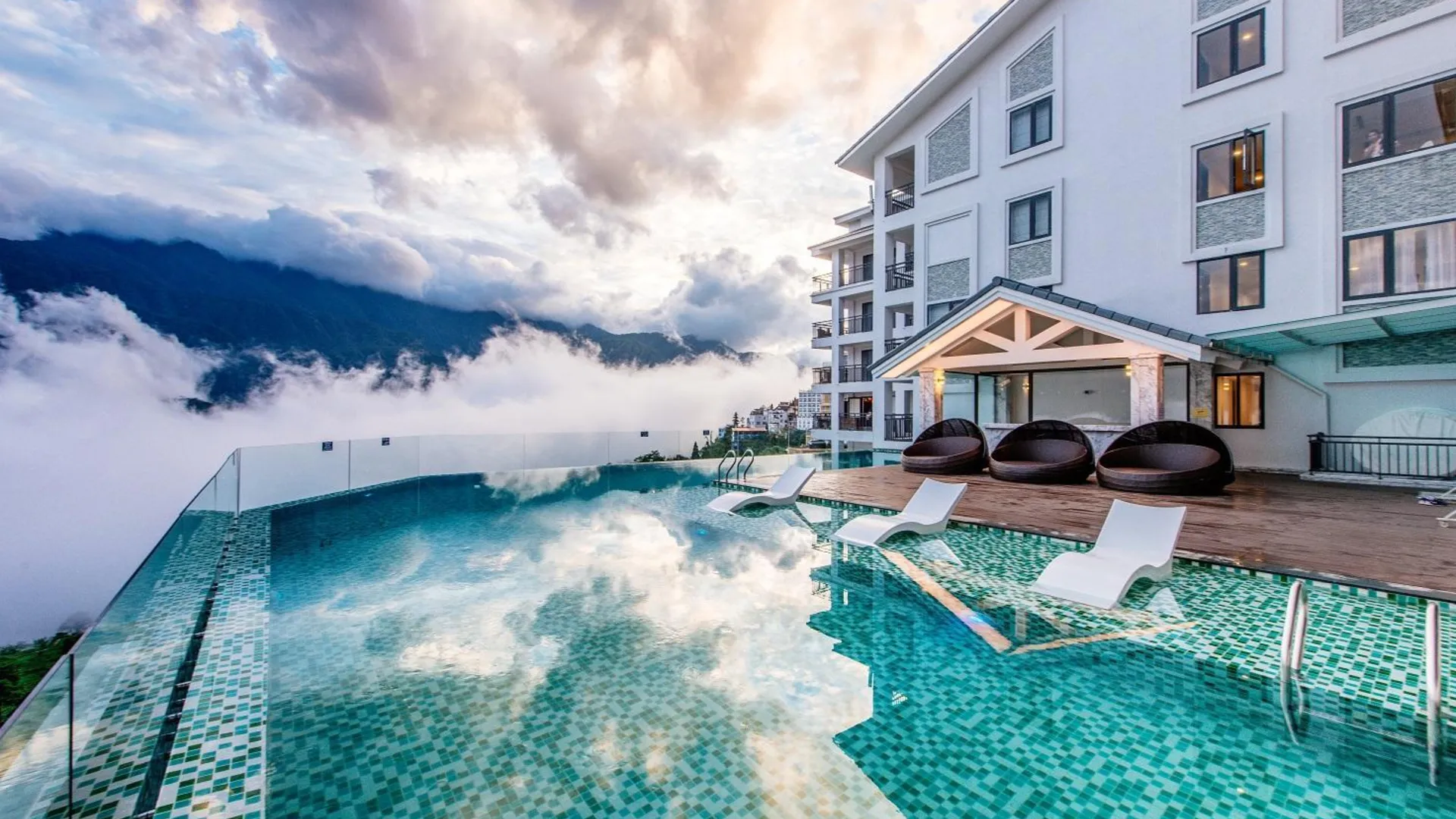 사파 뱀부 사파 호텔 4성급 호텔 로비