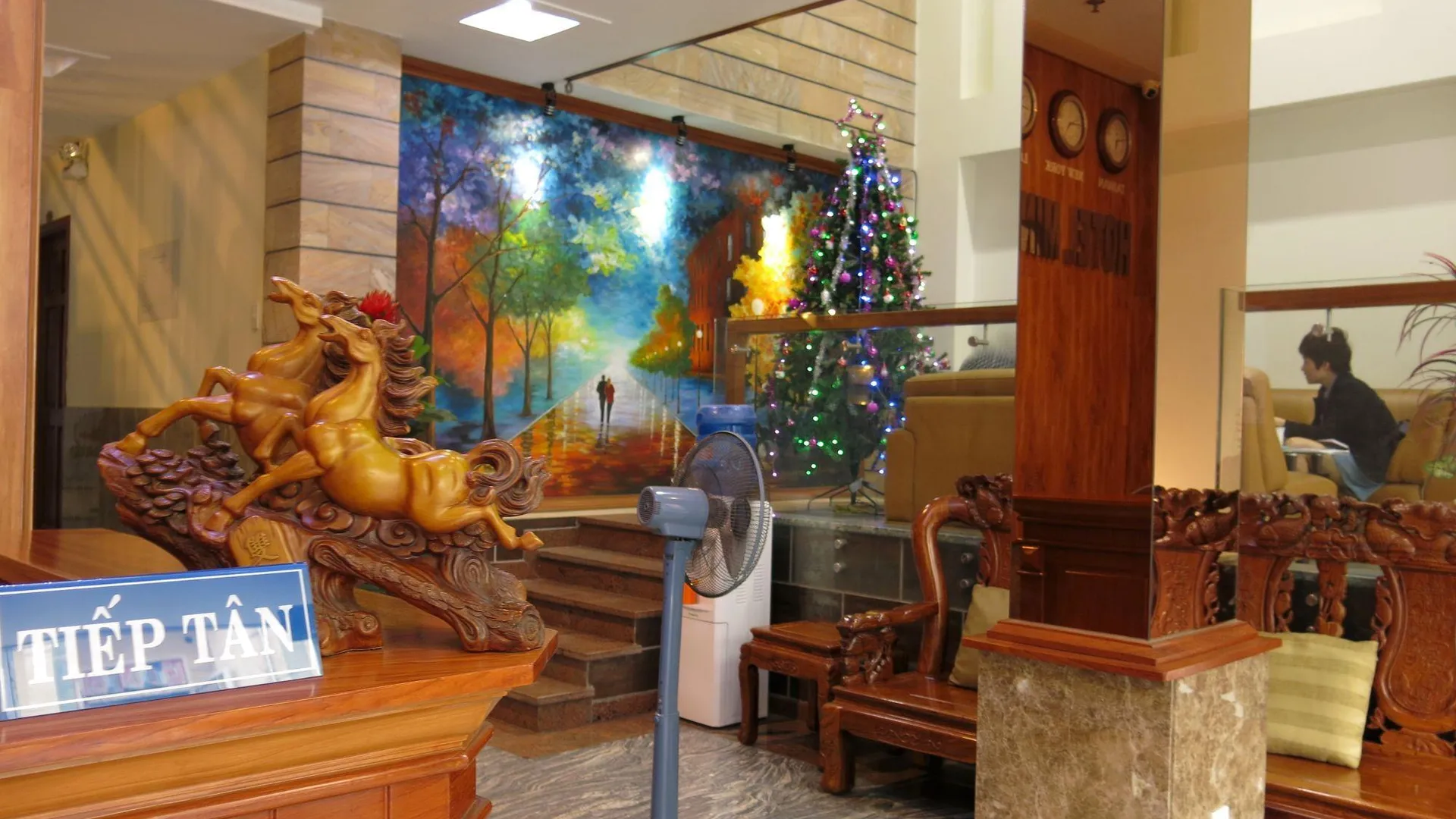 호치민 민 누 호텔 2성급 호텔 수영장