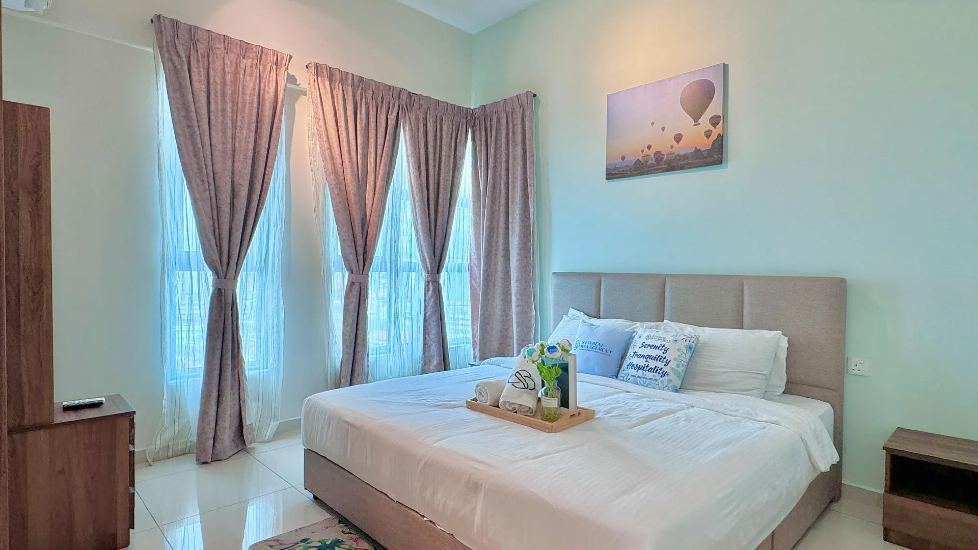 말라카 존커의 아파트먼트 (100m², 침실 3개, 프라이빗 욕실 2개) 4성급 싱글룸 스위트룸