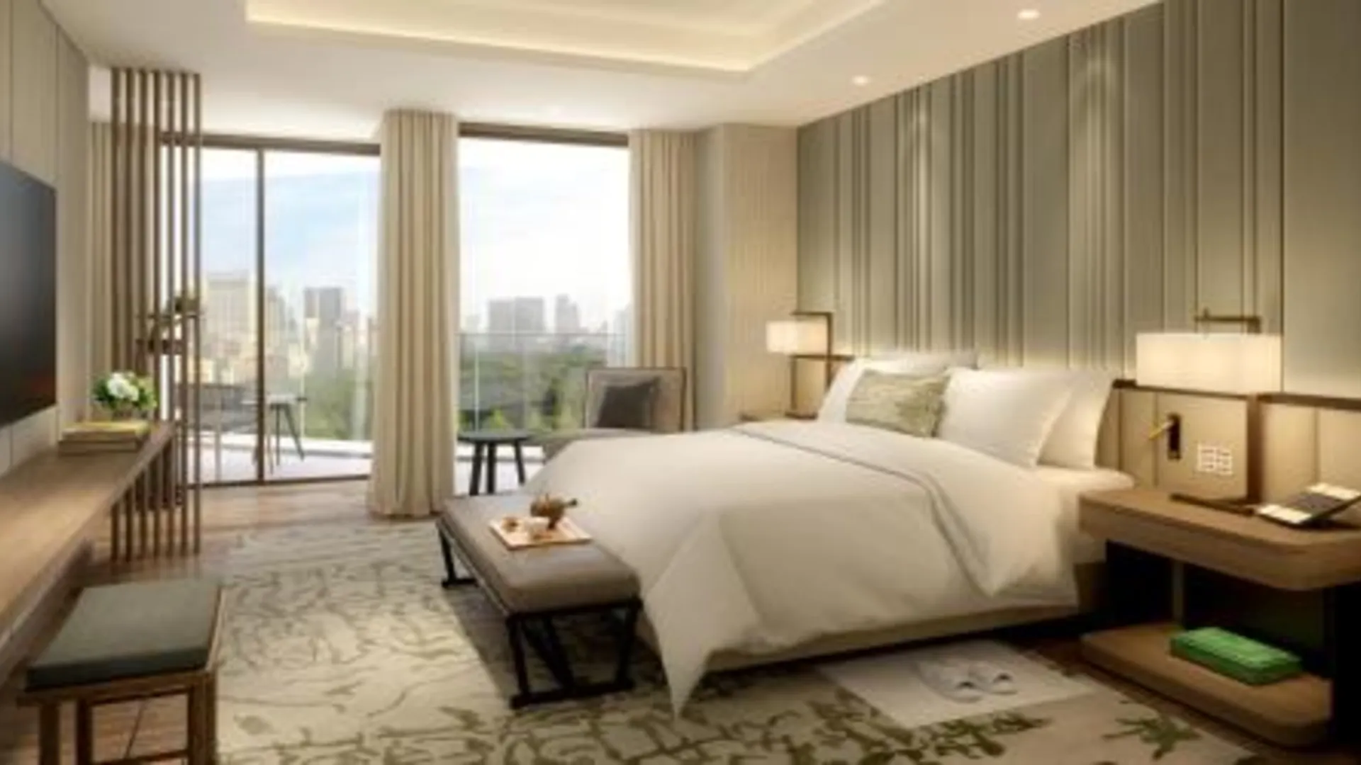 도쿄 / 동경 팰리스 호텔 도쿄 5성급 호텔 전망