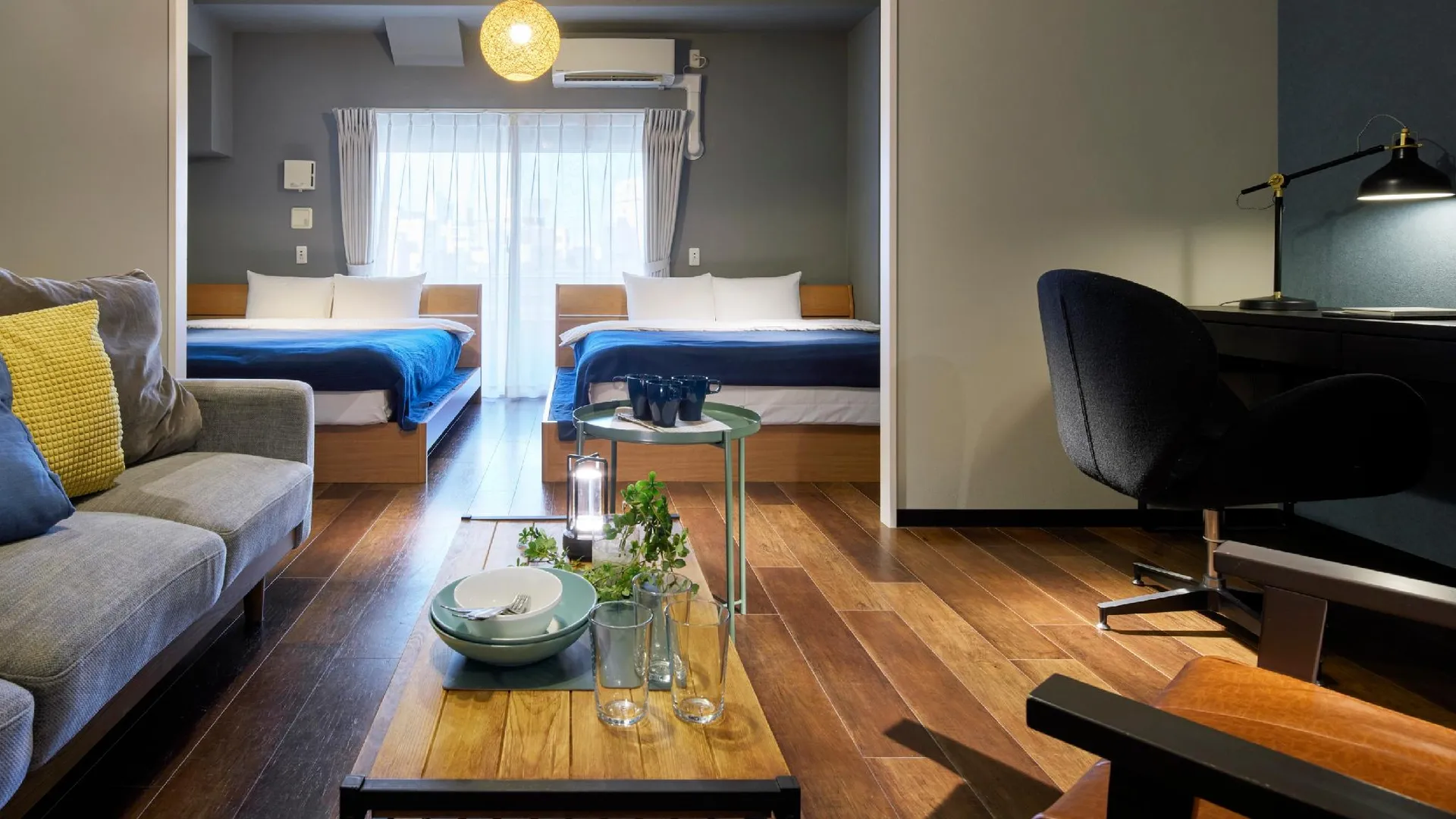 오사카 민 주소 3성급 호텔 객실