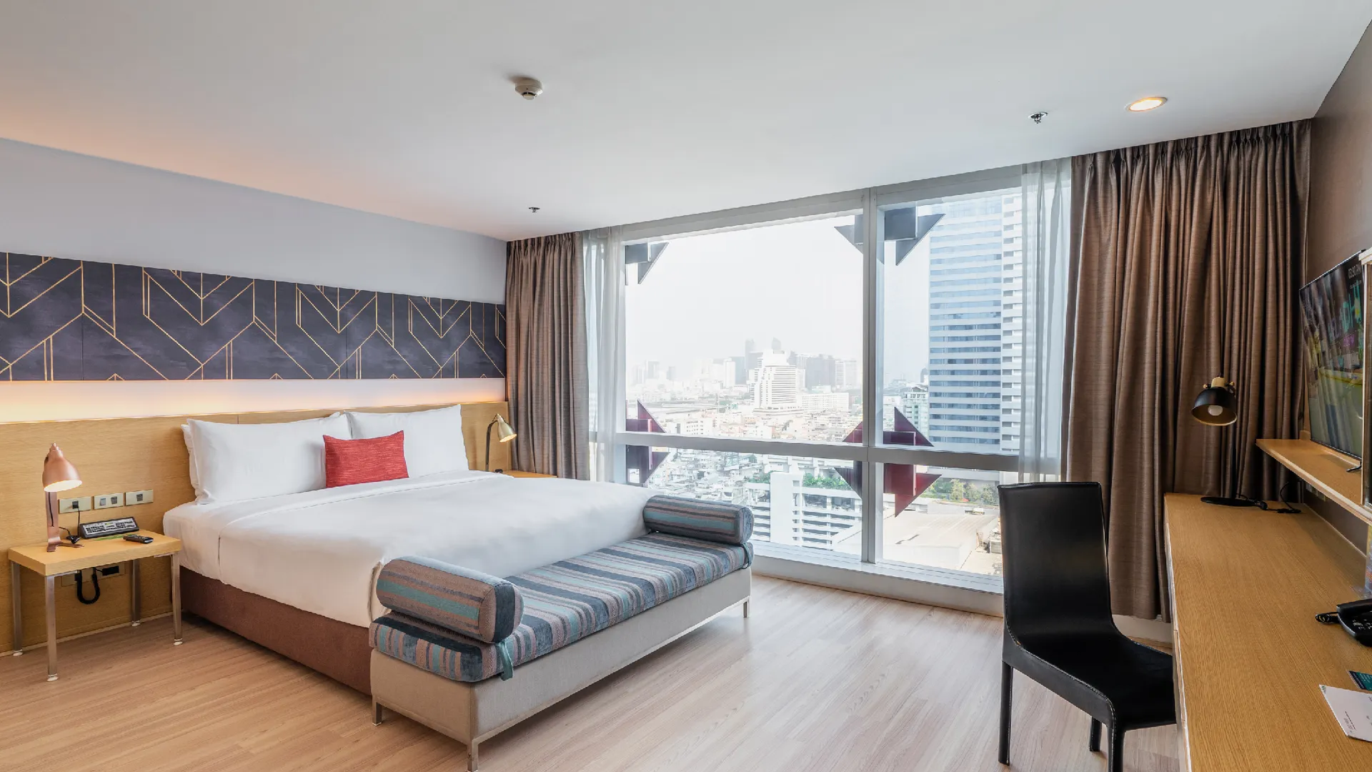 방콕 벨라 디 글로우 프라투남 4성급 호텔 전망