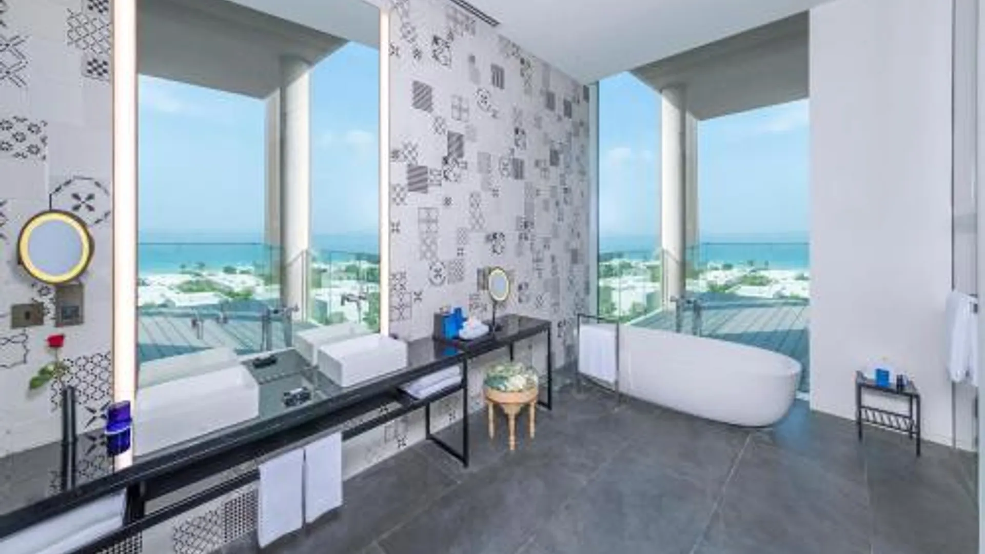 아지만 Al Zorah Beach Resort 5성급 호텔 레스토랑