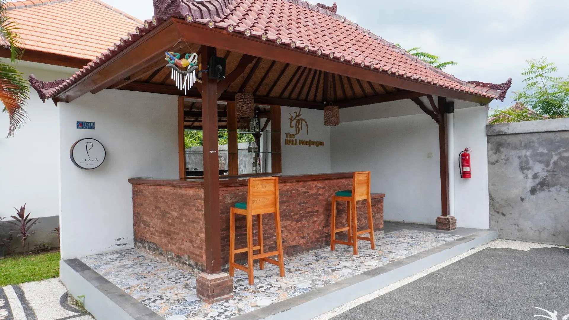 발리 더 발리 먼자간 부티크 빌라 앤 다이브 센터 3성급 호텔 전망