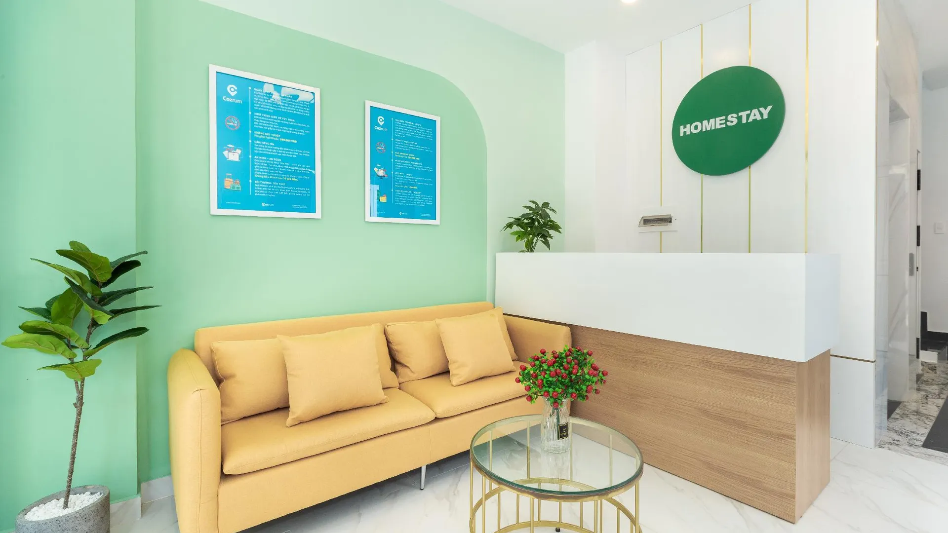 호치민 코즈룸 홈즈 차밍 코너 2 3성급 게스트하우스 전망