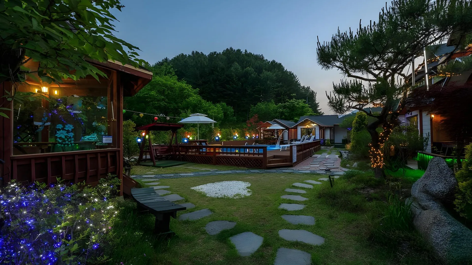 가평 르보아 펜션 2성급 게스트하우스 레스토랑