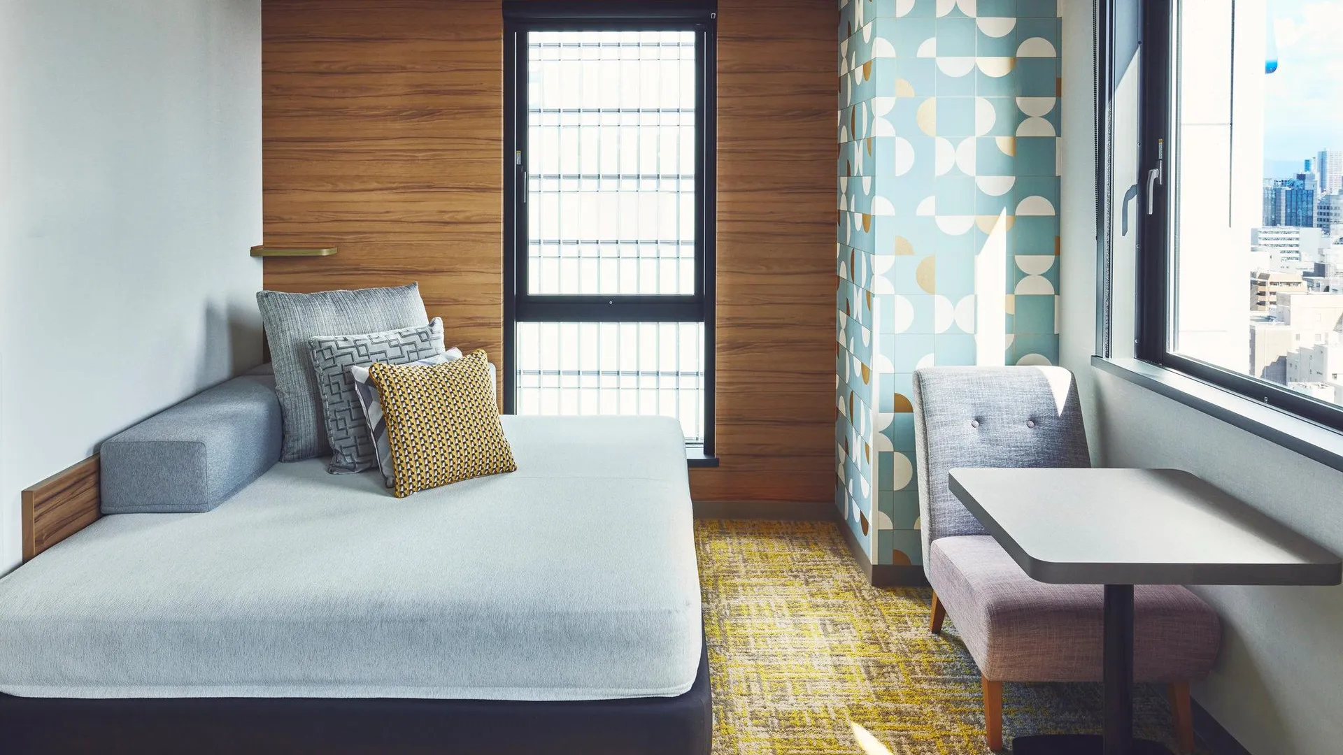 오사카 홀리데이 인 익스프레스 오사카 시티 센터 - 미도스지 바이 IHG 3성급 호텔 전망