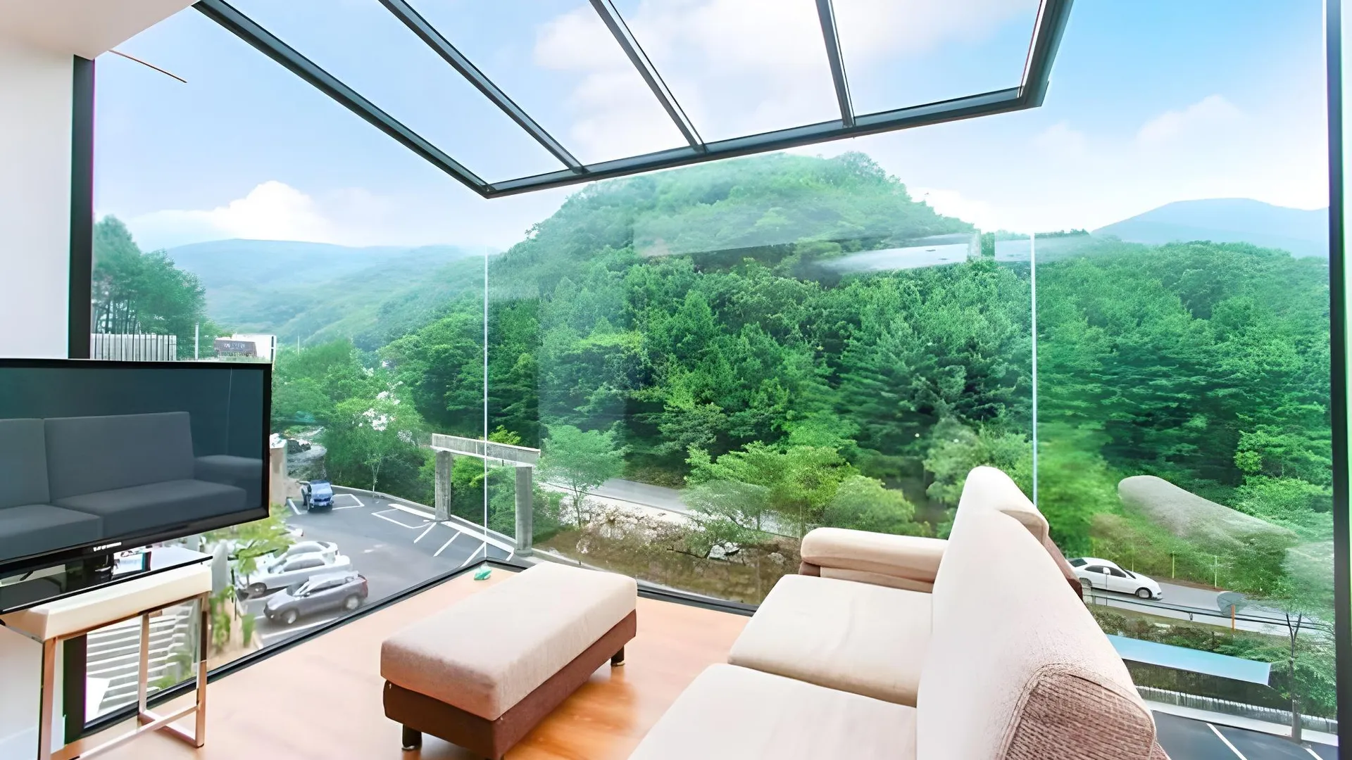 양주시 양주 아트시티펜션 (장흥유원지) 2성급 게스트하우스 전망