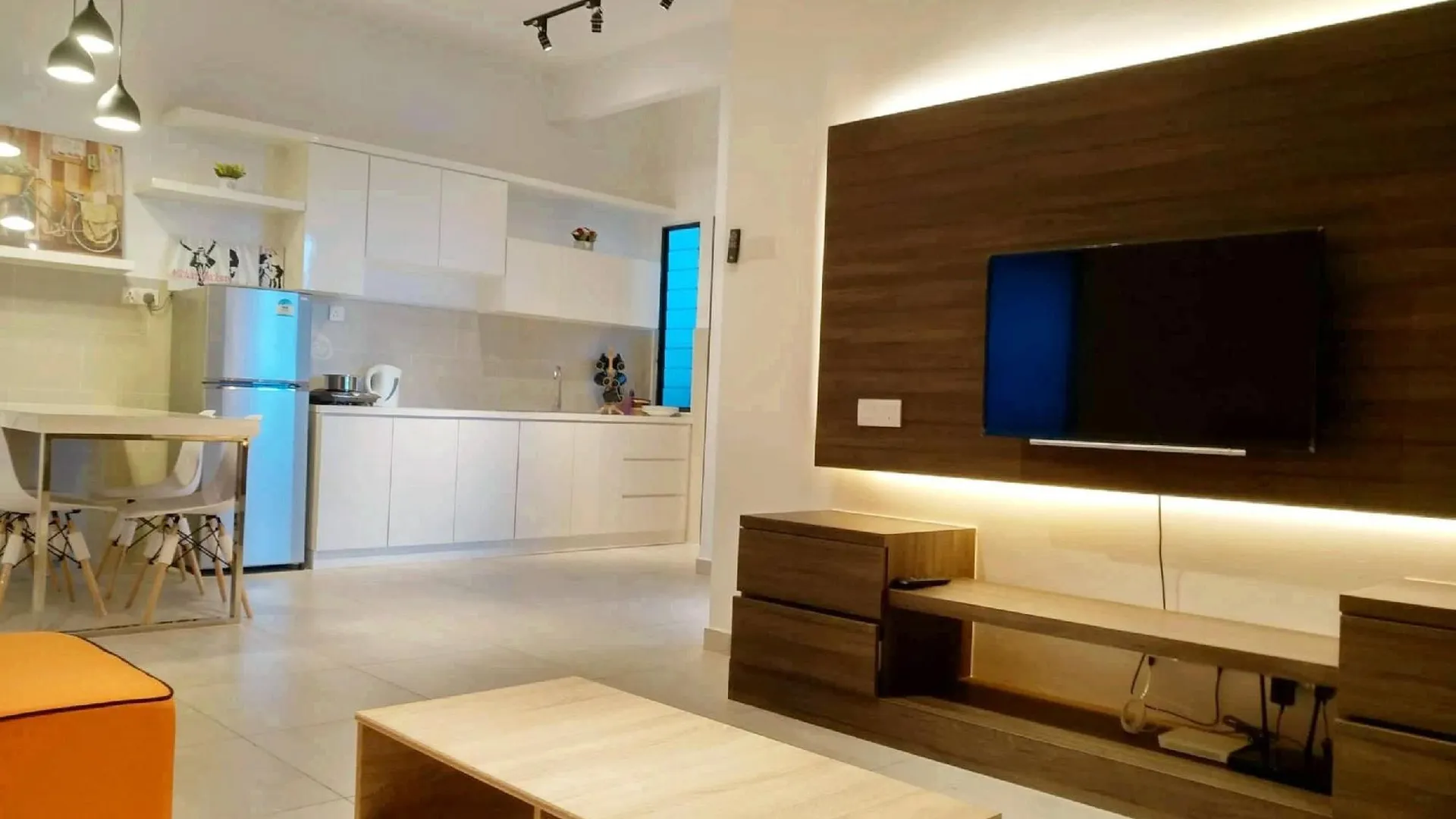 말라카 말라카 시내의 아파트먼트 (98m², 침실 2개, 프라이빗 욕실 2개) 3성급 싱글룸 객실