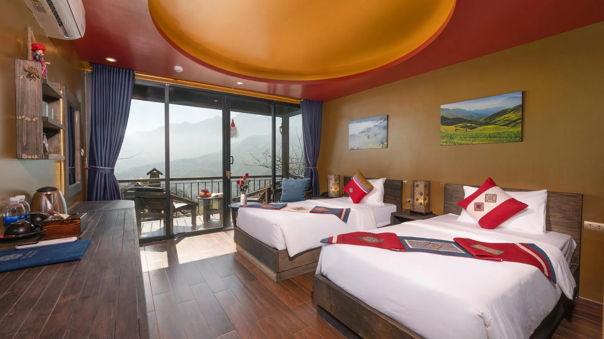 사파 더 몽 빌리지 리조트 앤 스파 호텔 전망