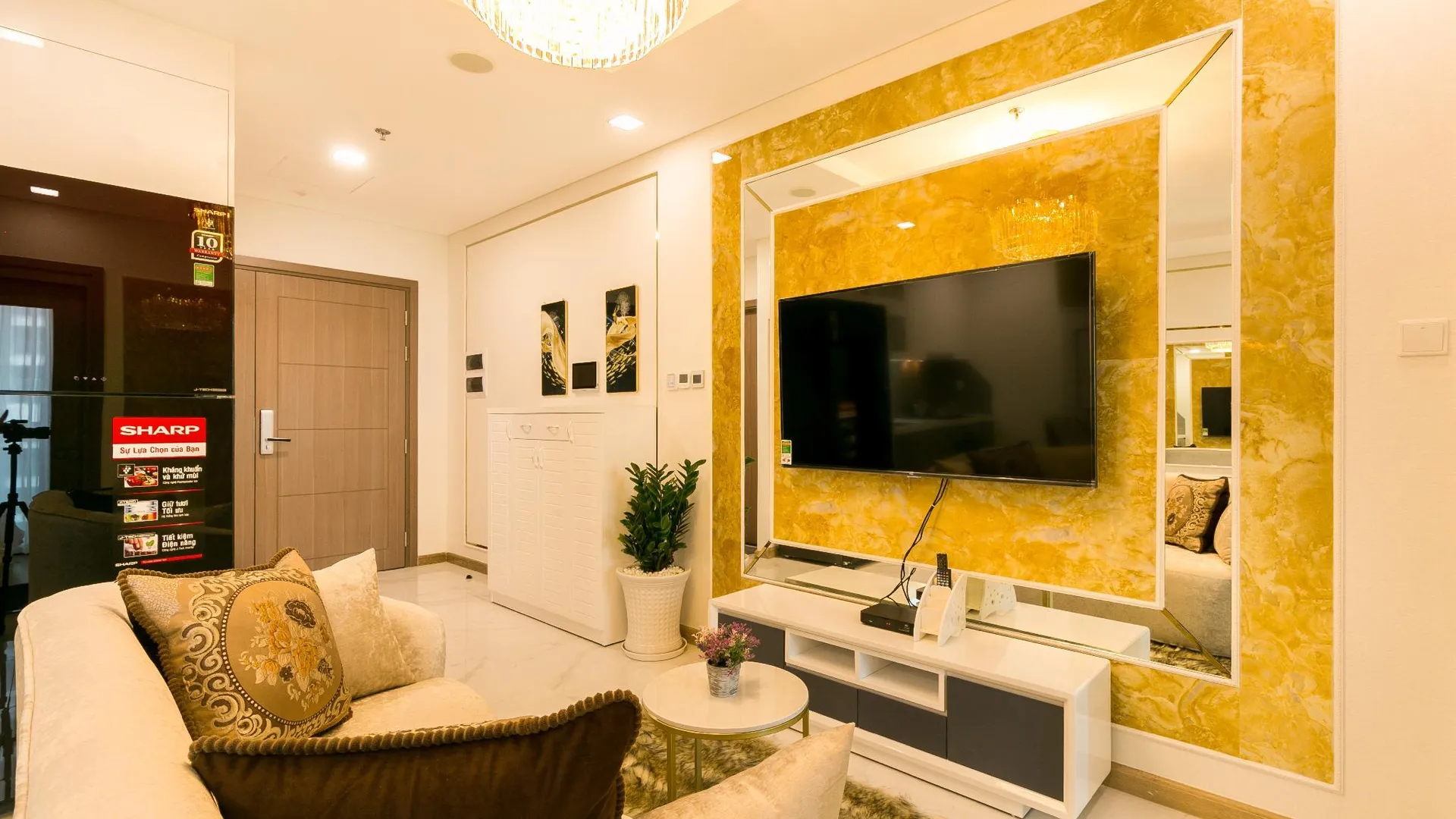 호치민 빈탄의 스튜디오 아파트먼트 (55m², 프라이빗 욕실 1개) 4성급 싱글룸 전망