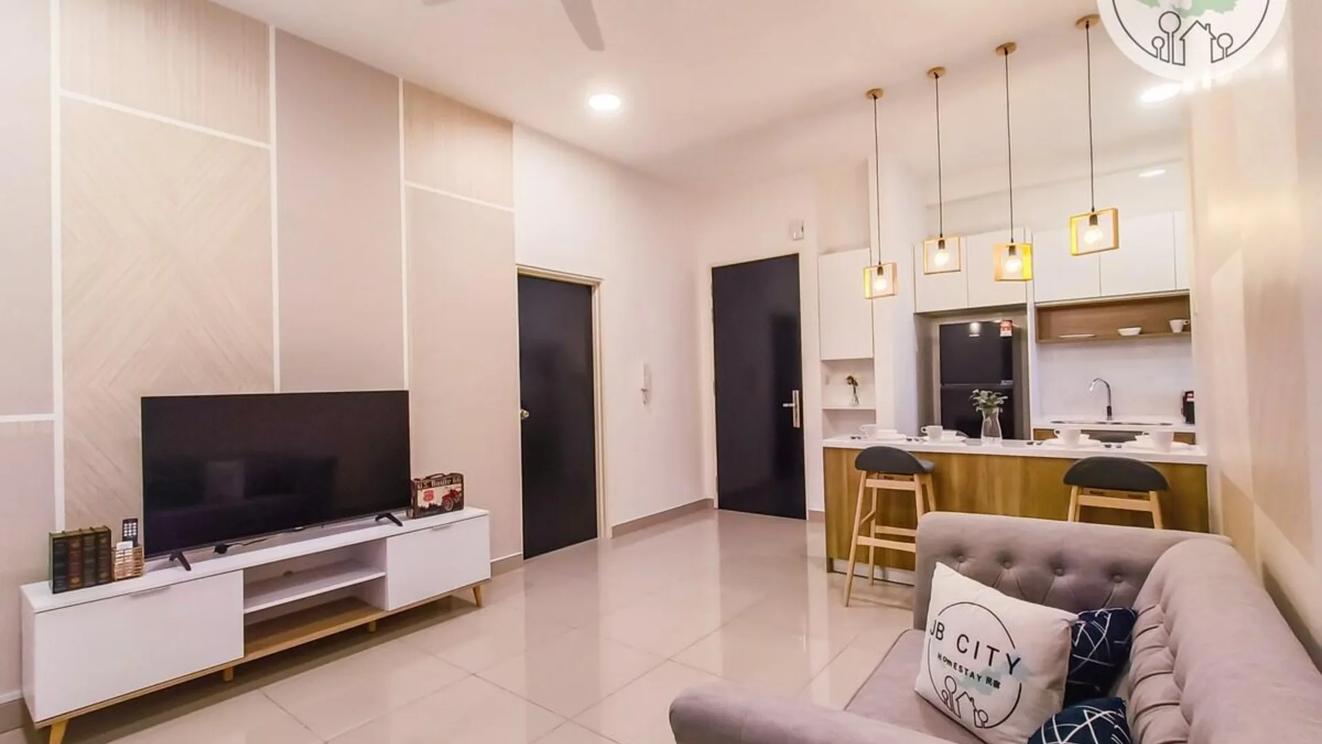 조호바루 / 조호르바루 조호바루의 아파트먼트 (89m², 침실 3개, 프라이빗 욕실 2개) 3성급 싱글룸 객실