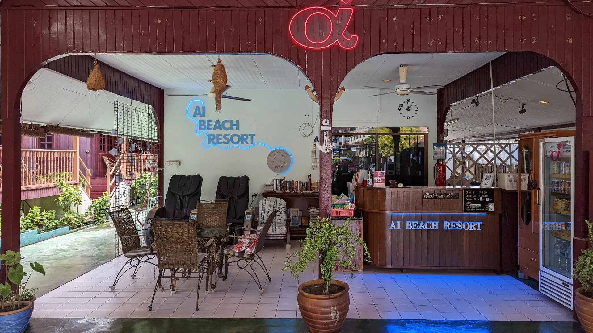 팡코르 아이 비치 리조트 2성급 호텔 로비