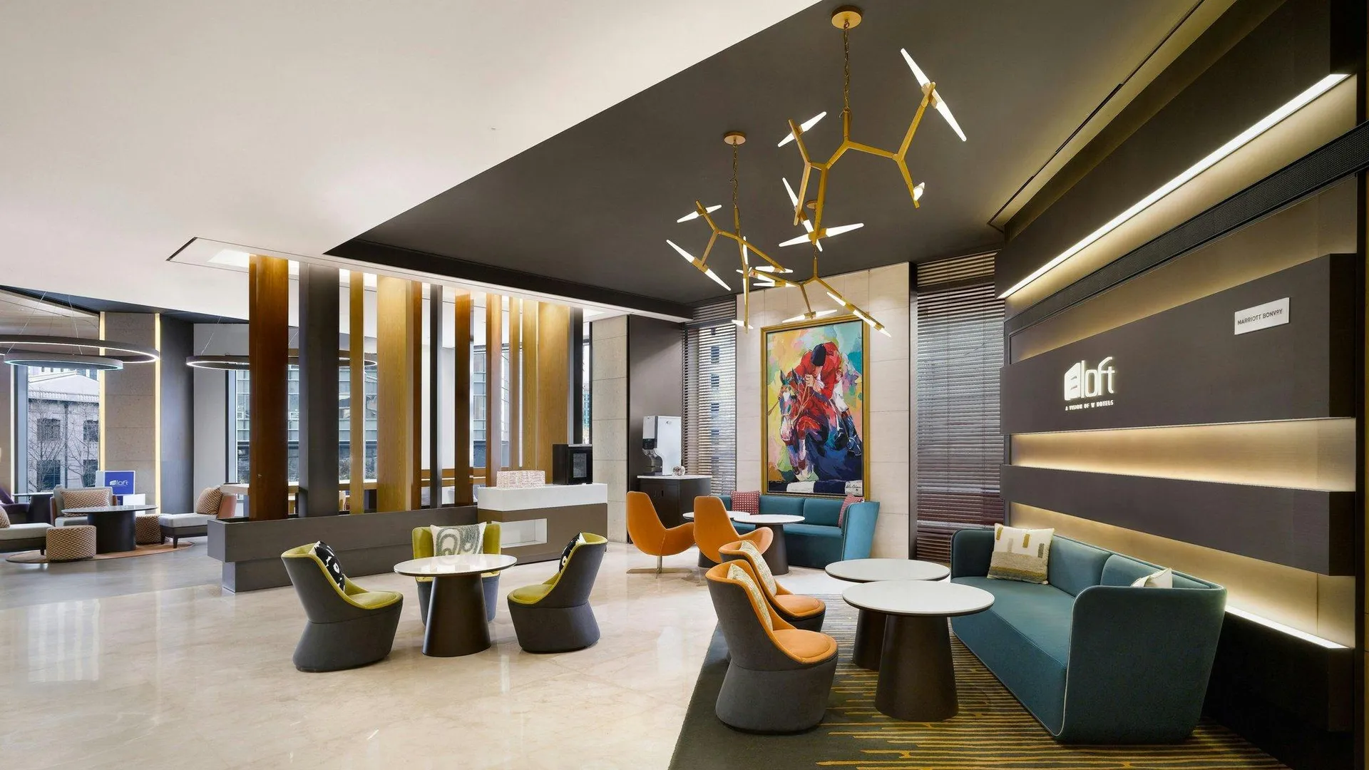 서울 알로프트 서울 명동 4성급 호텔 로비