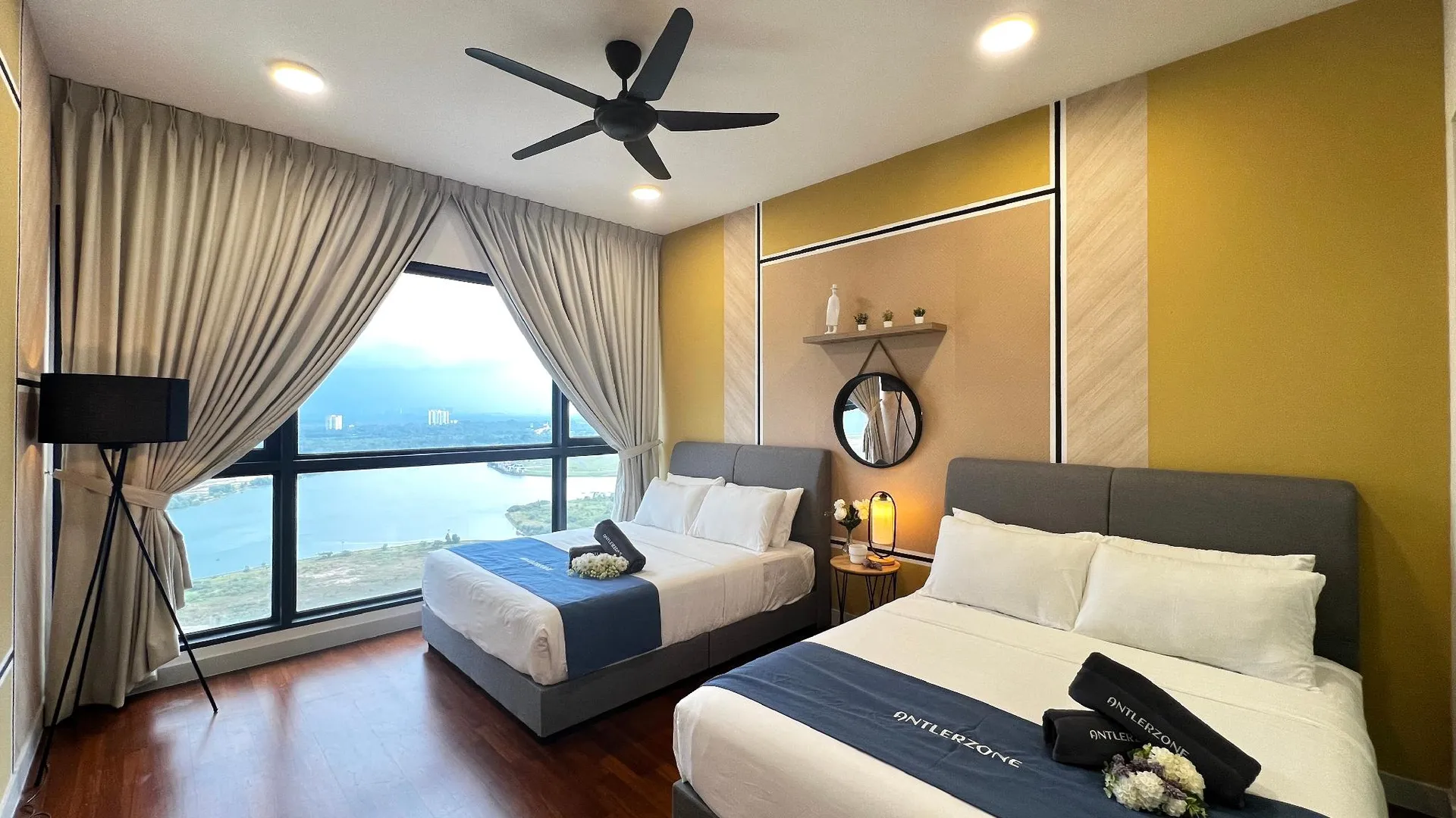 조호바루 / 조호르바루 당가베이의 프라이빗 하우스 (100m², 침실 2개, 프라이빗 욕실 2개) 3성급 게스트하우스 스위트룸