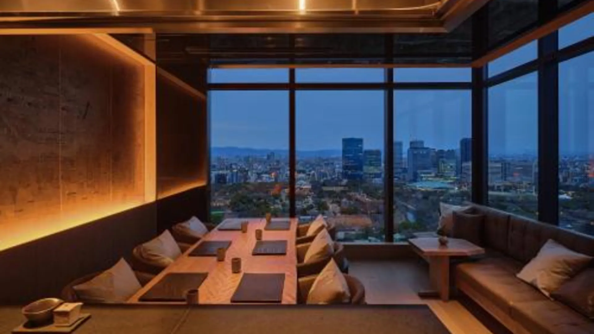 오사카 파티나 오사카 5성급 호텔 레스토랑