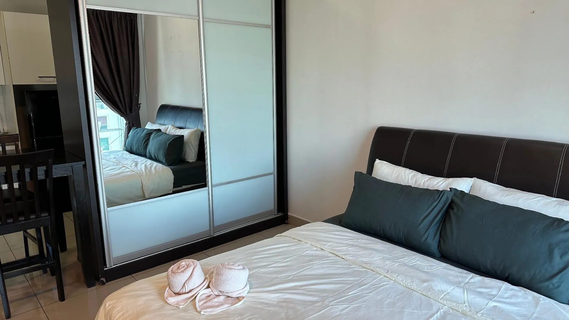 사이버자야 사이버자야의 스튜디오 아파트먼트 (48m², 프라이빗 욕실 1개) 1성급 싱글룸 레스토랑