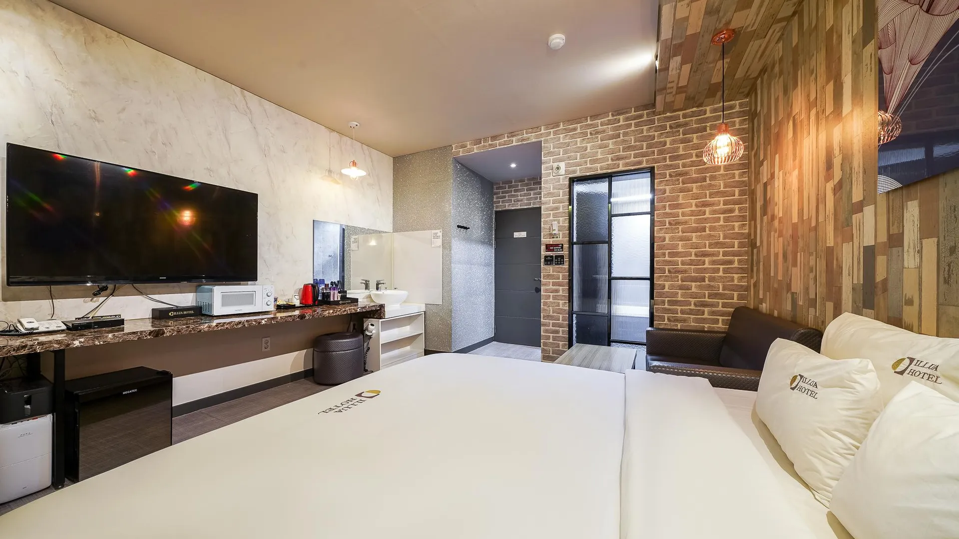 울산 울산 영남알프스 일루아 1성급 호텔 객실