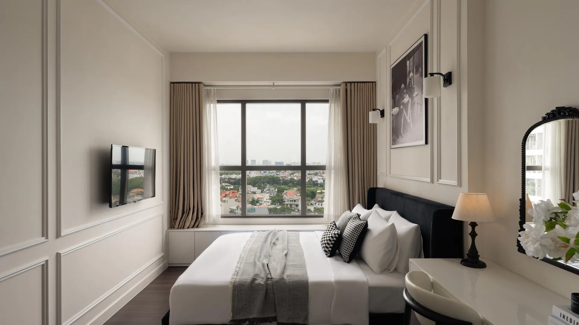 호치민 딩동 스위트 – 더 선 애비뉴 – 프리 풀 앤 짐 5성급 게스트하우스 스위트룸