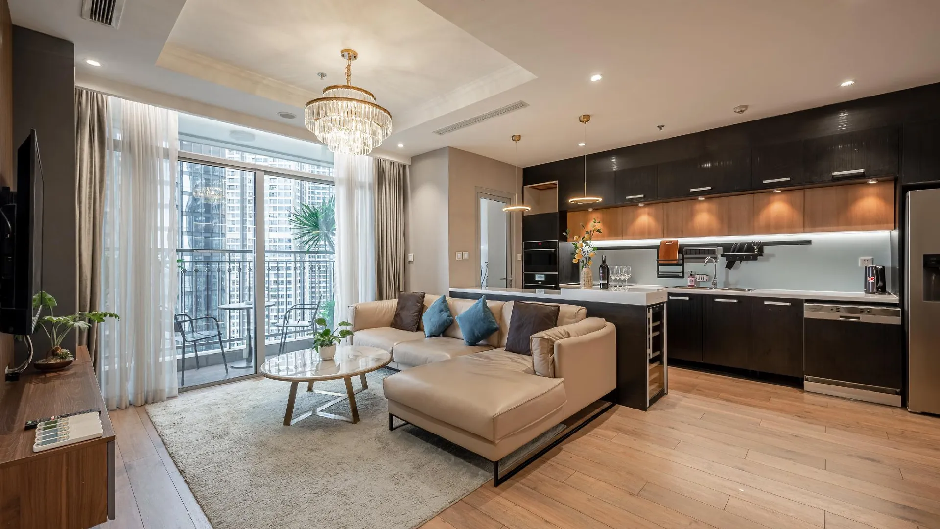 호치민 셀라비 서비스 아파트먼트 빈홈즈 앤 랜드마크 81 5성급 호텔 객실