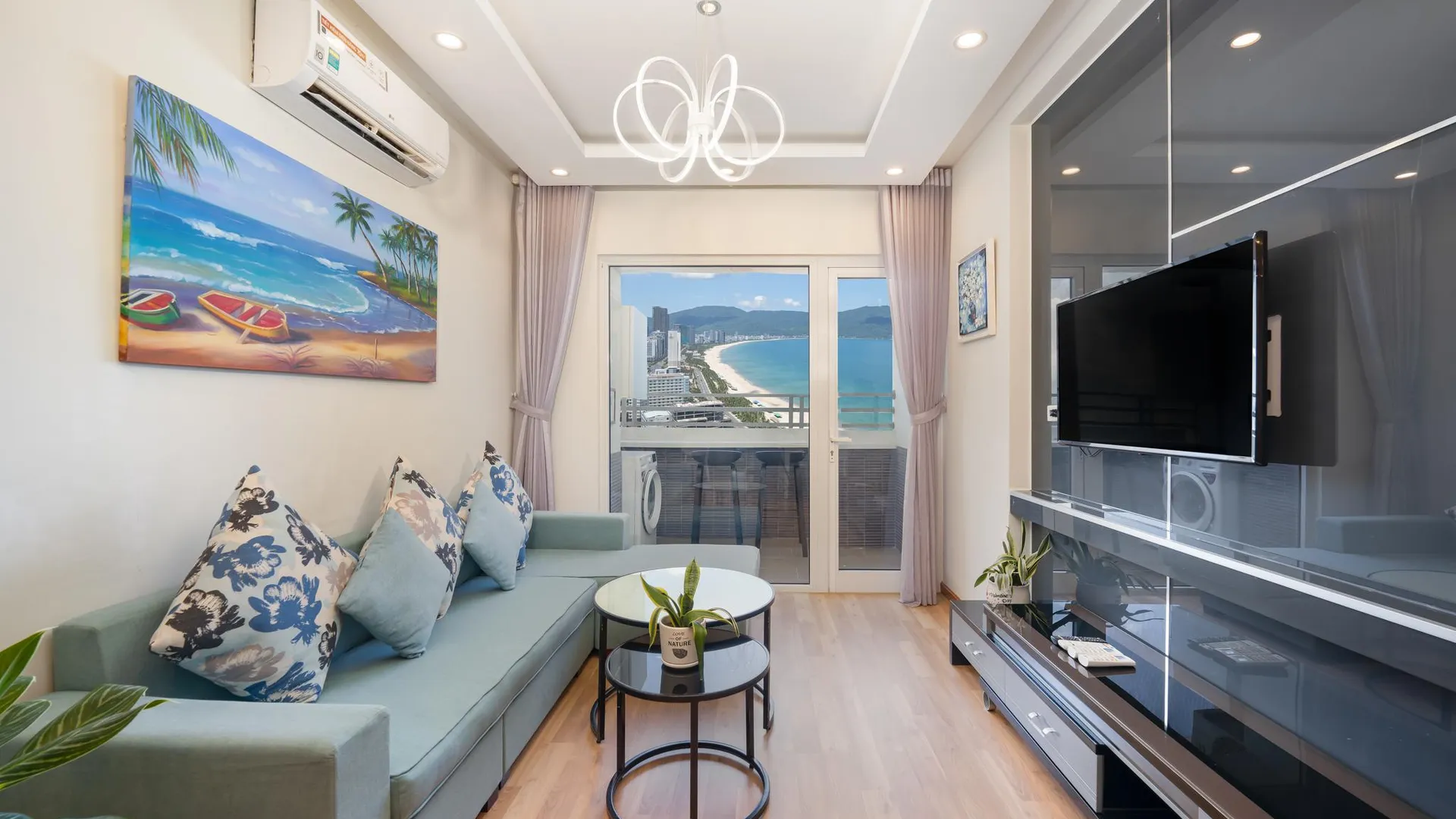 다낭 푸옥미의 아파트먼트 (66m², 침실 2개, 프라이빗 욕실 2개) 4성급 싱글룸 객실