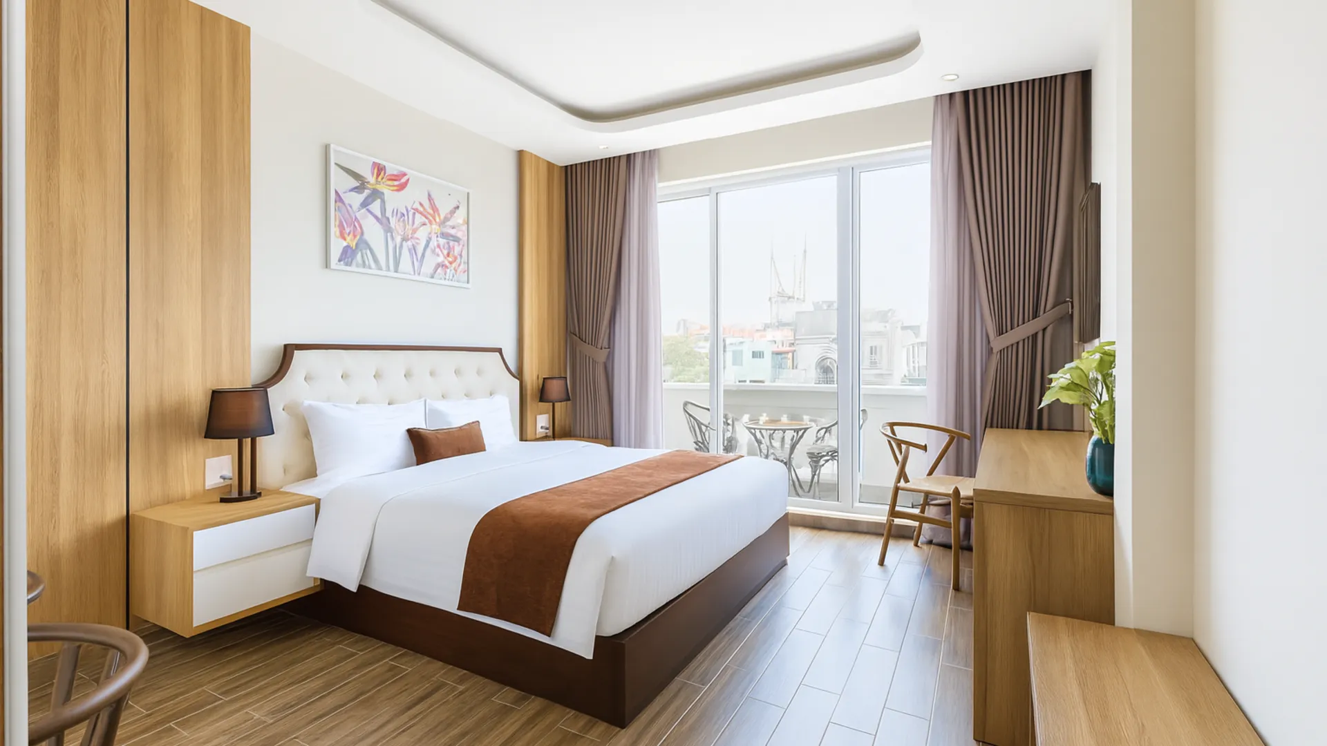 호치민 사이공 가든 호텔 3성급 호텔 스위트룸